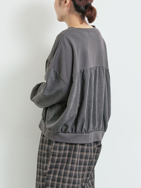 SM2「布帛切替裏毛プルオーバー」|Tシャツ・カットソー|