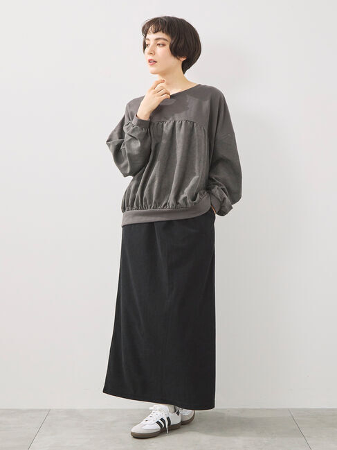 SM2「布帛切替裏毛プルオーバー」|Tシャツ・カットソー|