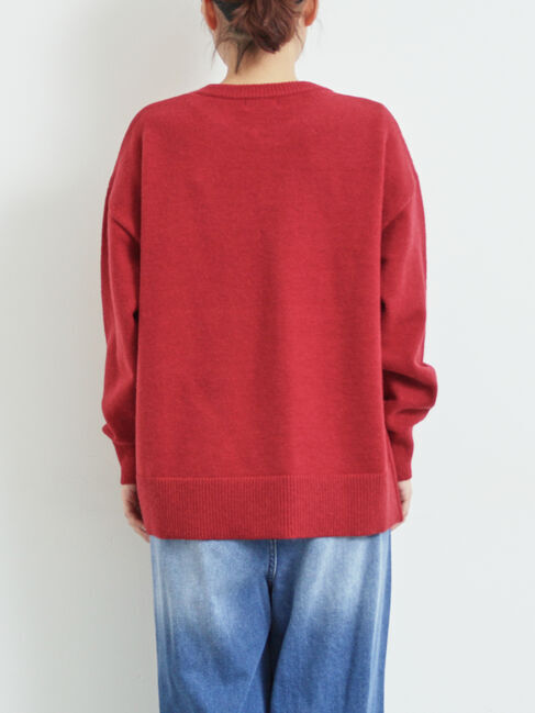 SM2「ロゴ刺繍ニットプルオーバー」|ニット・セーター|