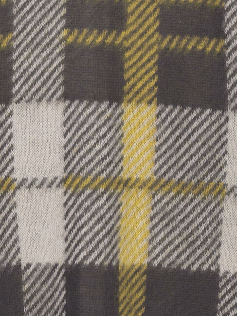 Samansa Mos2「シャギーチェック柄カーディガン」|カーディガン|