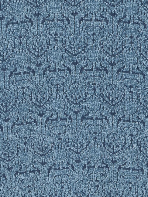 Samansa Mos2 blue「ジャカードモールニットプルオーバー」|ニット・セーター|