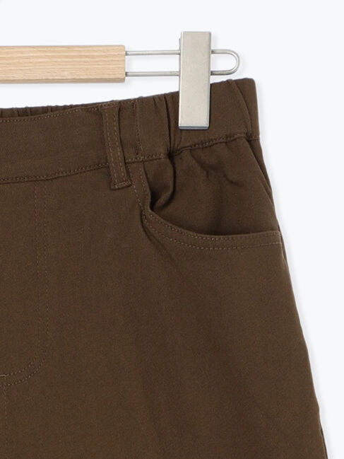 Samansa Mos2 blue「裏起毛ストレッチパンツ」|その他|