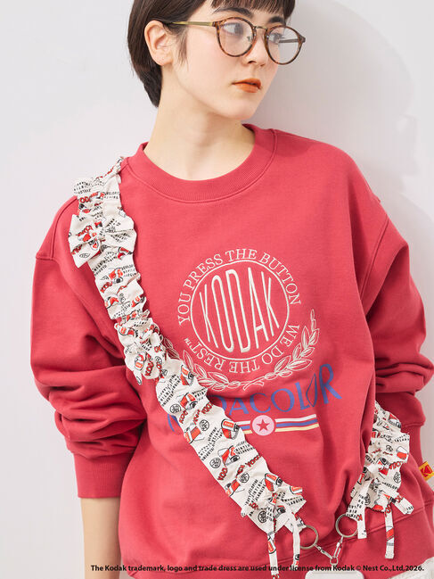 SM2「【KODAK】ロゴプリントスウェット」|Tシャツ・カットソー|レッド