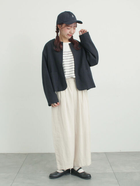 Samansa Mos2「【Cross&times;Linen】ふんわりパンツ」|その他|