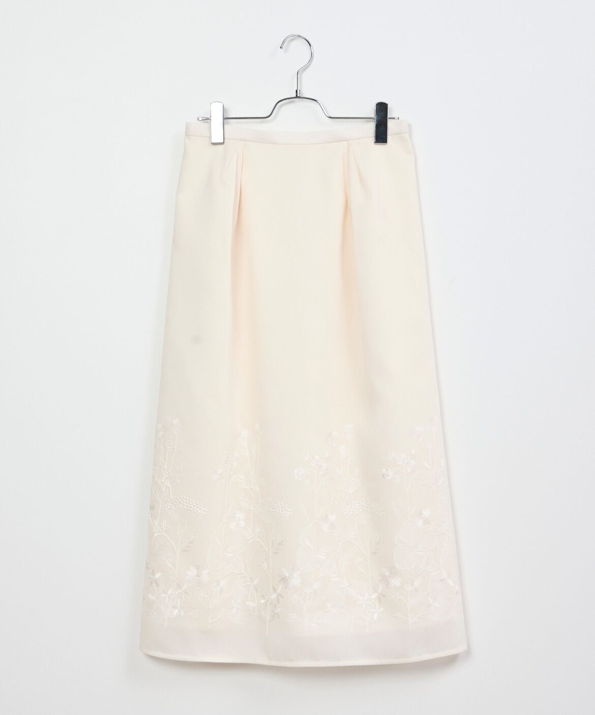 INED「コクーンスカート《la veille by SUPERIOR CLOSET》」|台形|オフホワイト1