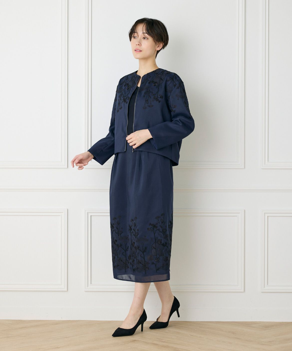 INED「コクーンスカート《la veille by SUPERIOR CLOSET》」|台形|