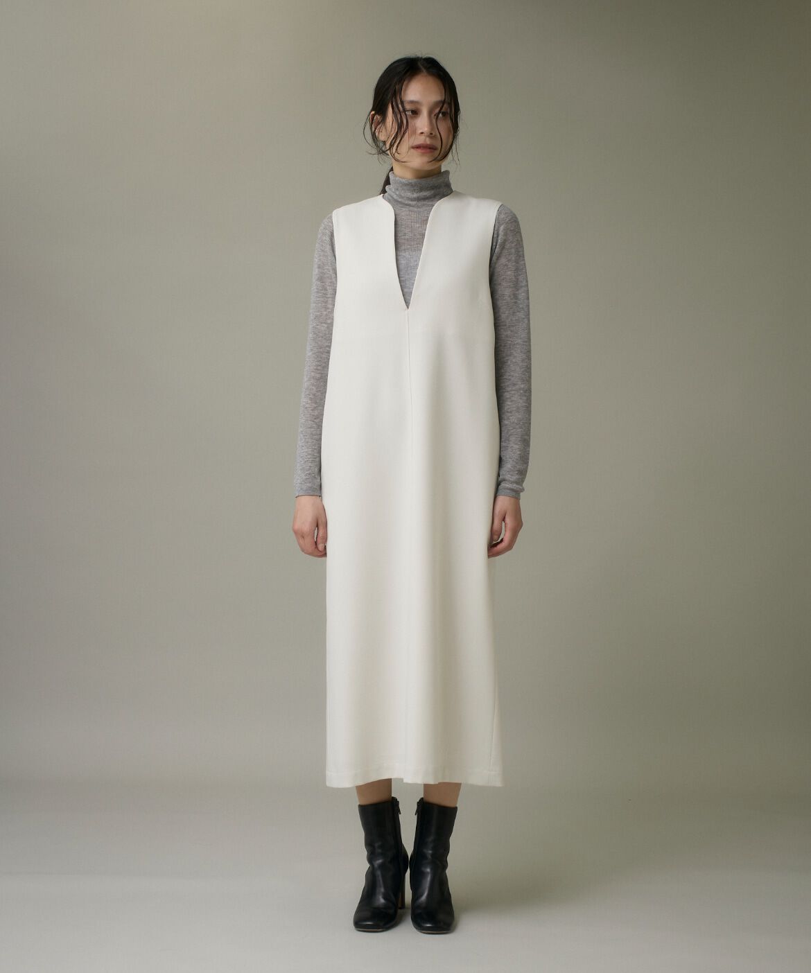 DAY by DAY it&rsquo;s international「カーブカラーワンピース《ウーリッシュフラノライト》」|ワンピース|