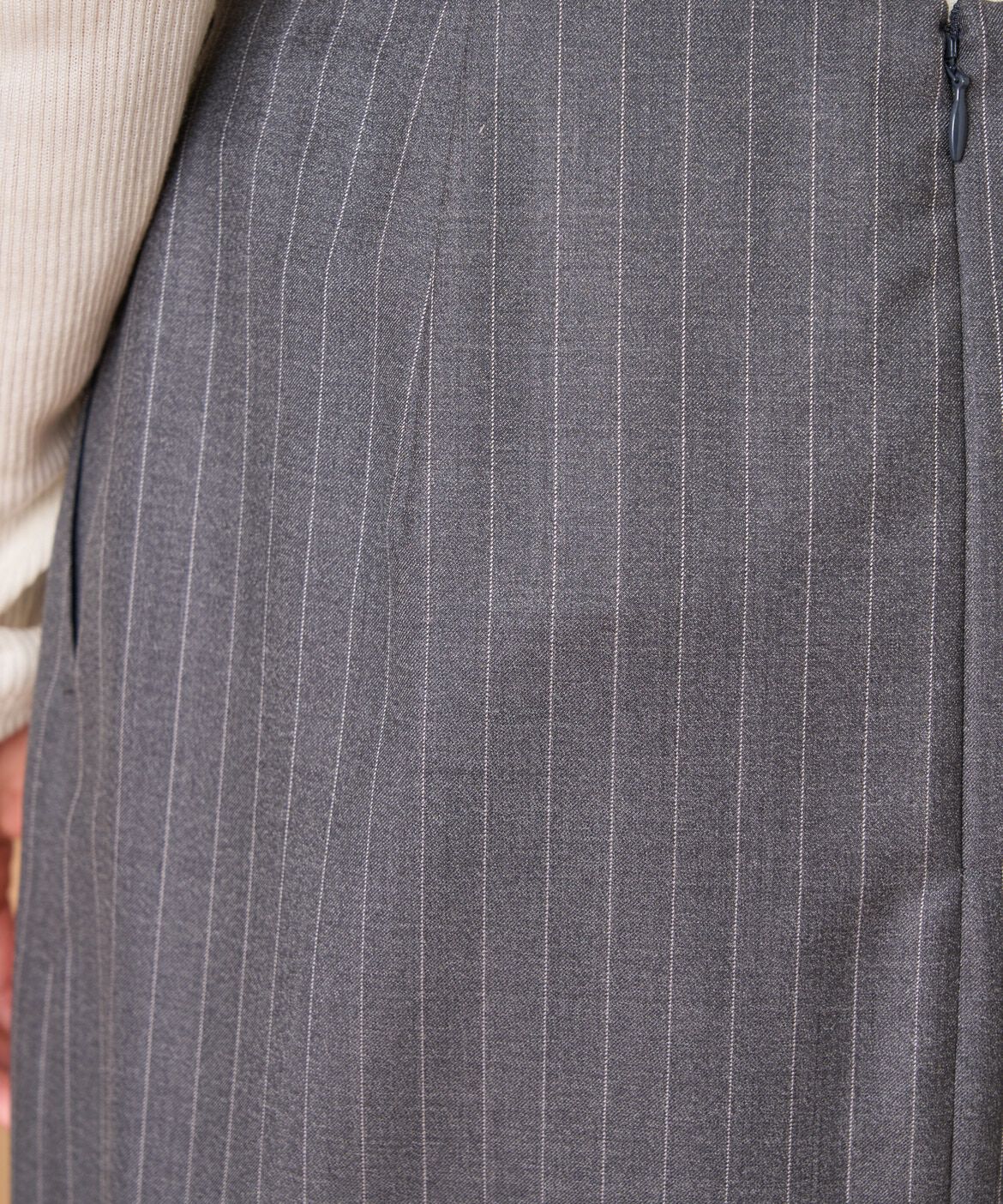 INED「シルクウールタイトスカート《Loro Piana》」|タイト|