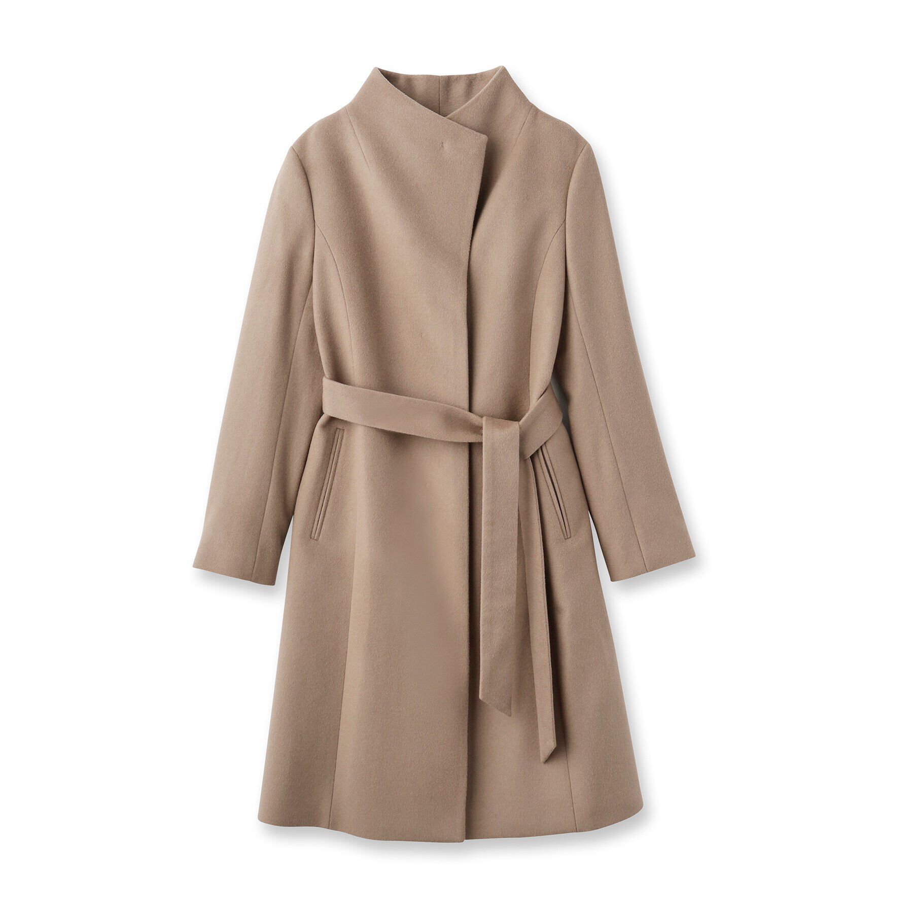 UNTITLED「【日本製／2WAY衿】スタンドカラー ロングコート」|その他|