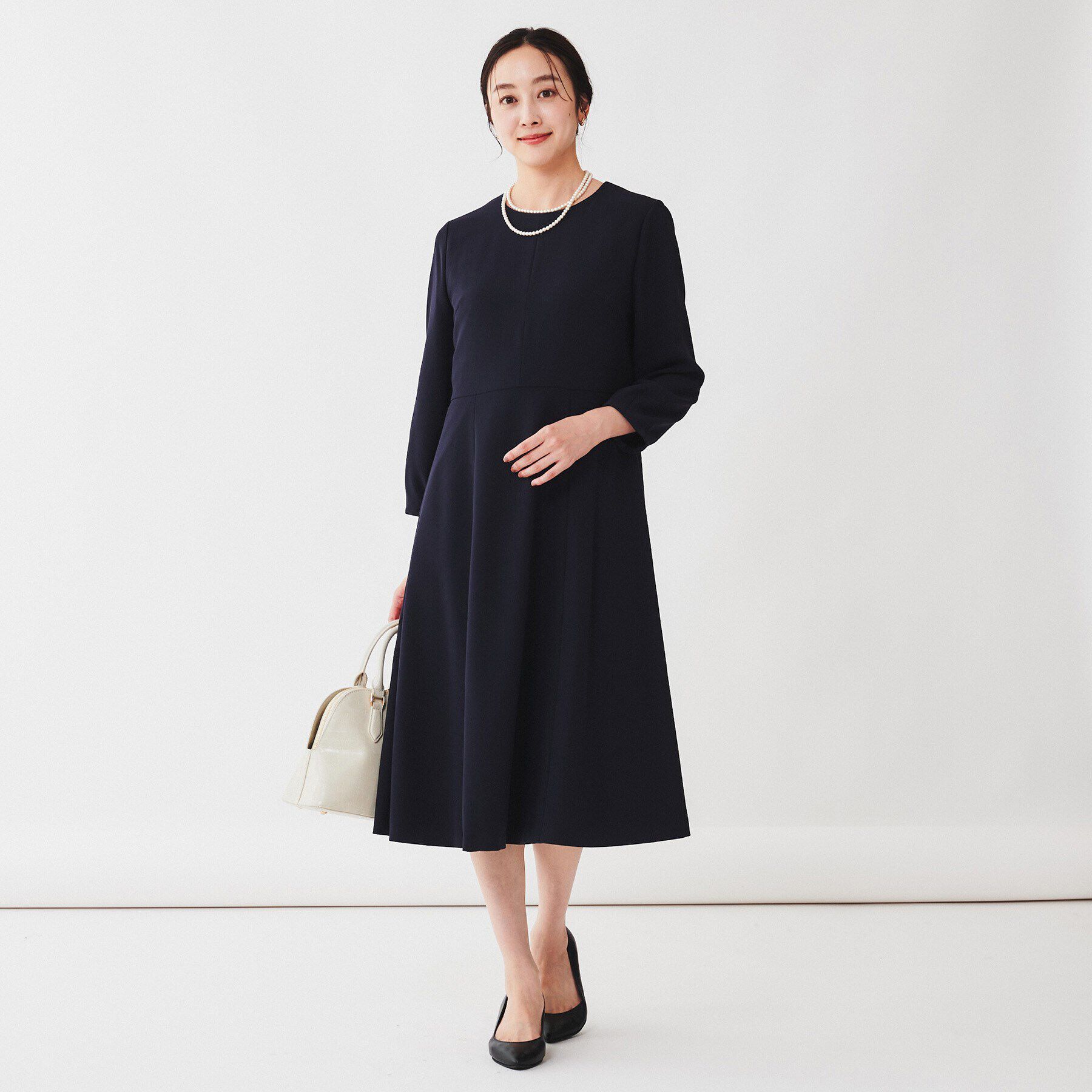 UNTITLED「【通勤】フレアワンピース」|ワンピース|