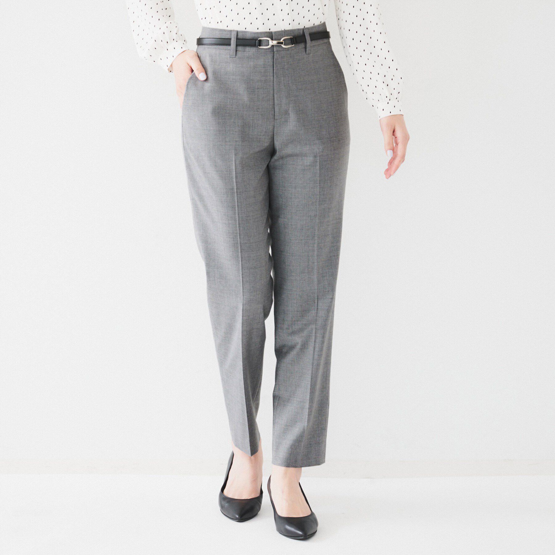 UNTITLED「【通勤スーツ】ウーステッド テーパードパンツ」|その他|