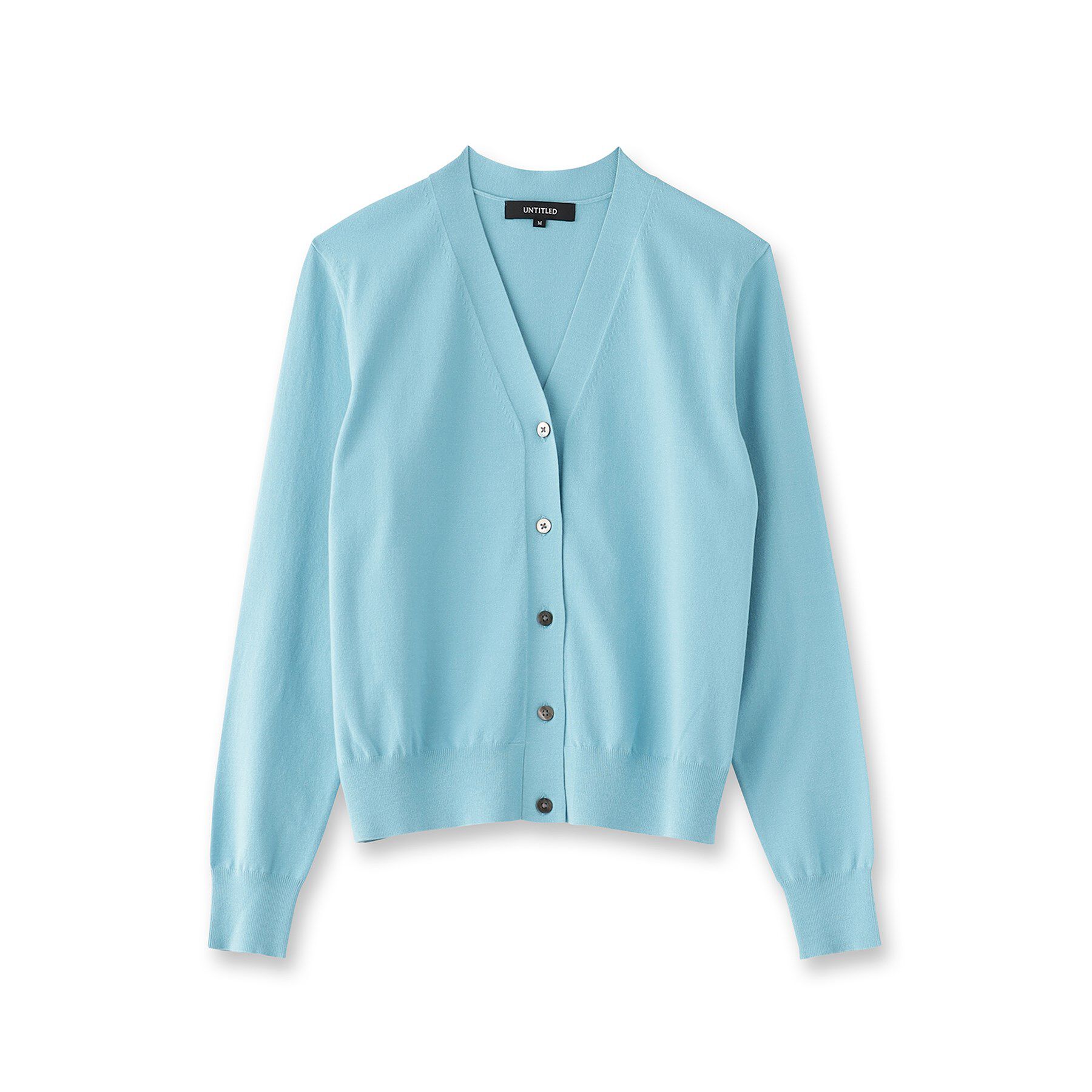 UNTITLED「【アンサンブル可能】配色Vネックカーディガン」|カーディガン|