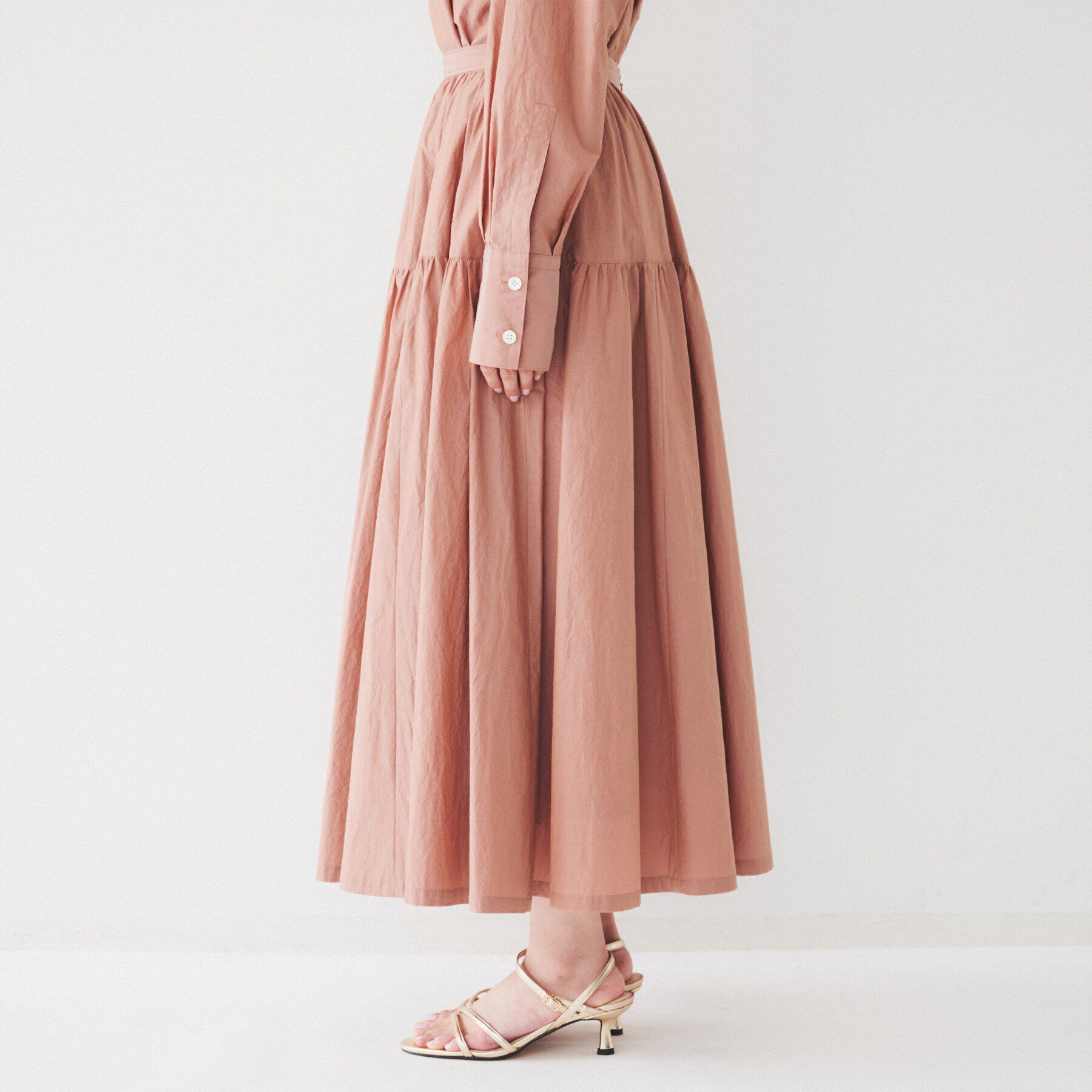 UNTITLED「ライトコットン ティアードスカート」|スカート|