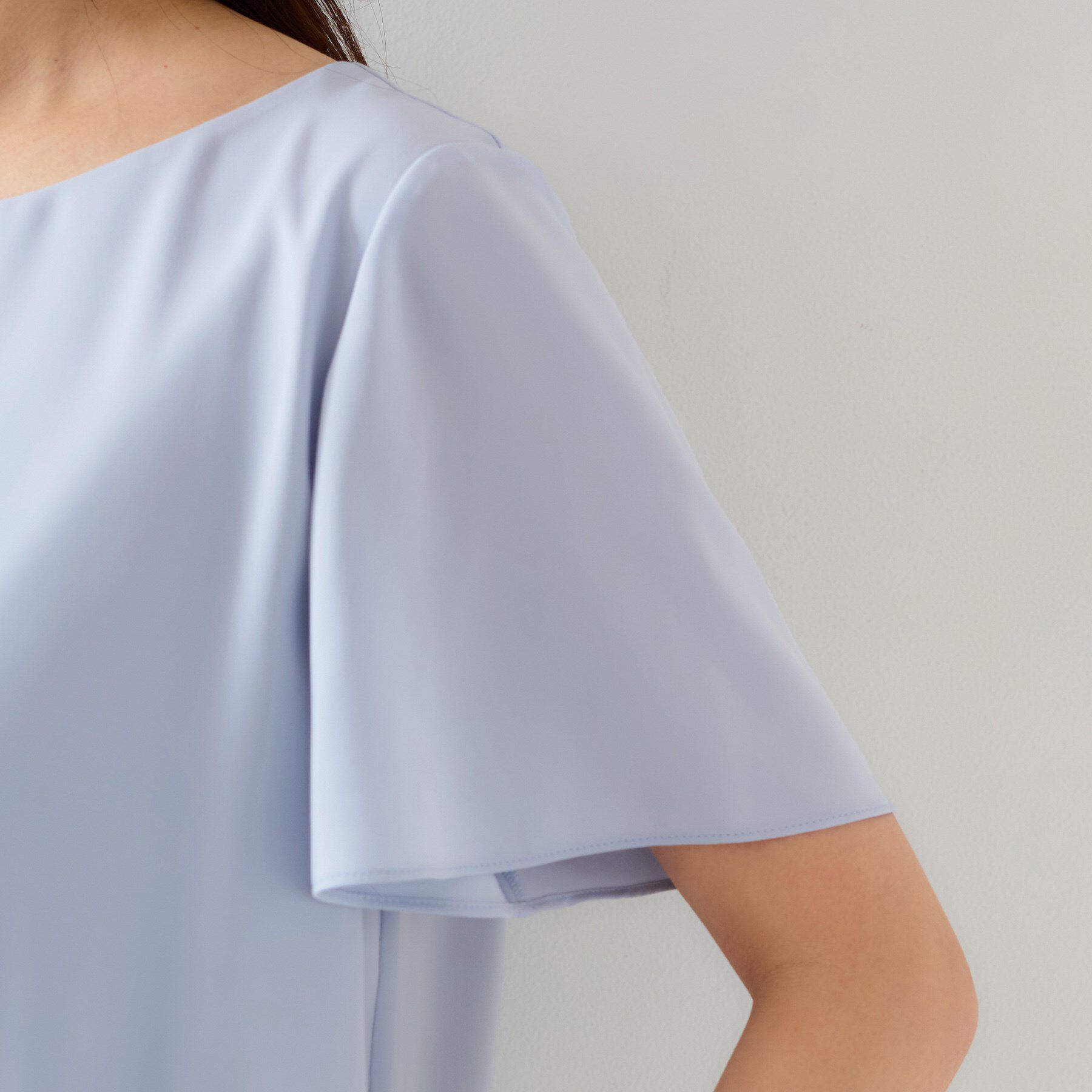 UNTITLED「【通勤／二の腕カバー】フロントタックブラウス」|シャツ・ブラウス|