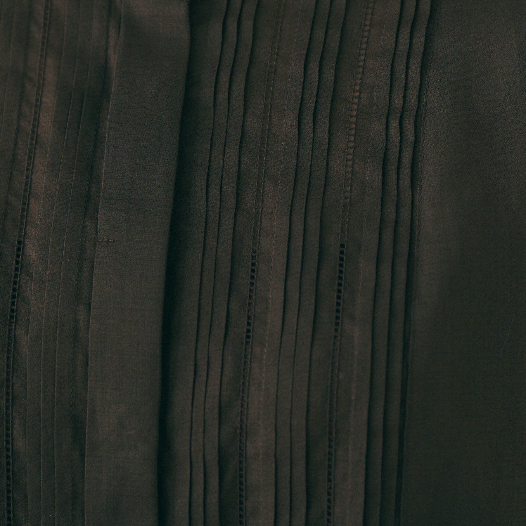 UNTITLED「【シアー/前開き/夏ワンピ】コットンピンタックワンピース」|ワンピース|