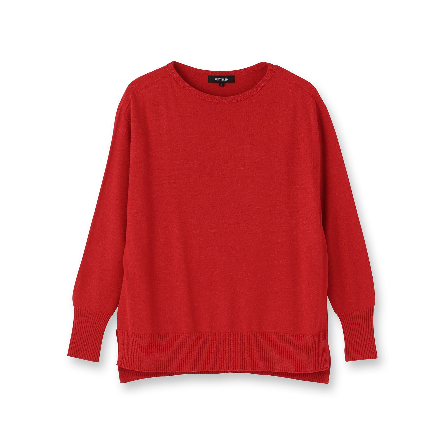 UNTITLED「【8色展開/体型カバー】魅せるタイムレスニット」|ニット・セーター|