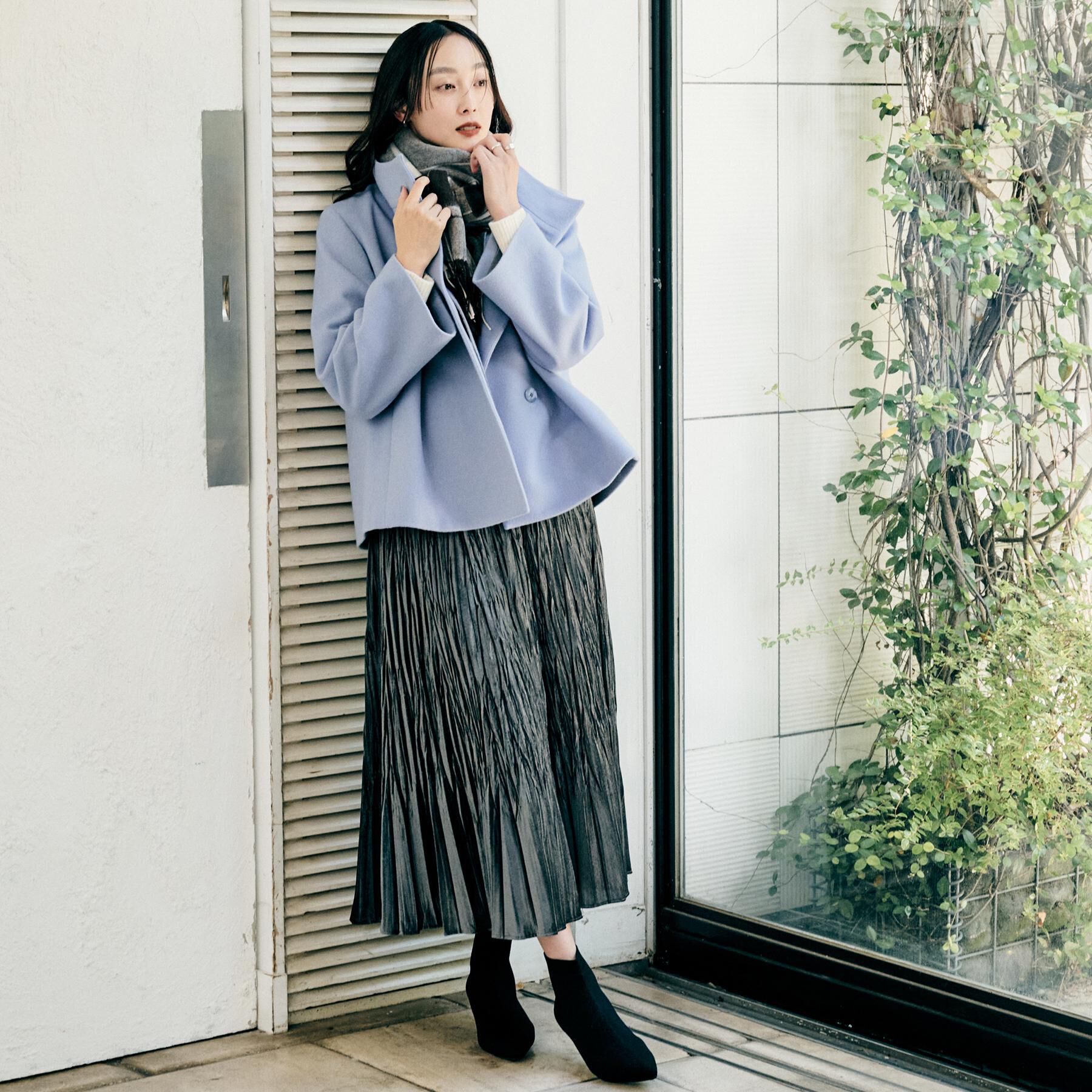 UNTITLED「【着回しが効く／オンオフアウター】ウールショートコート」|その他|