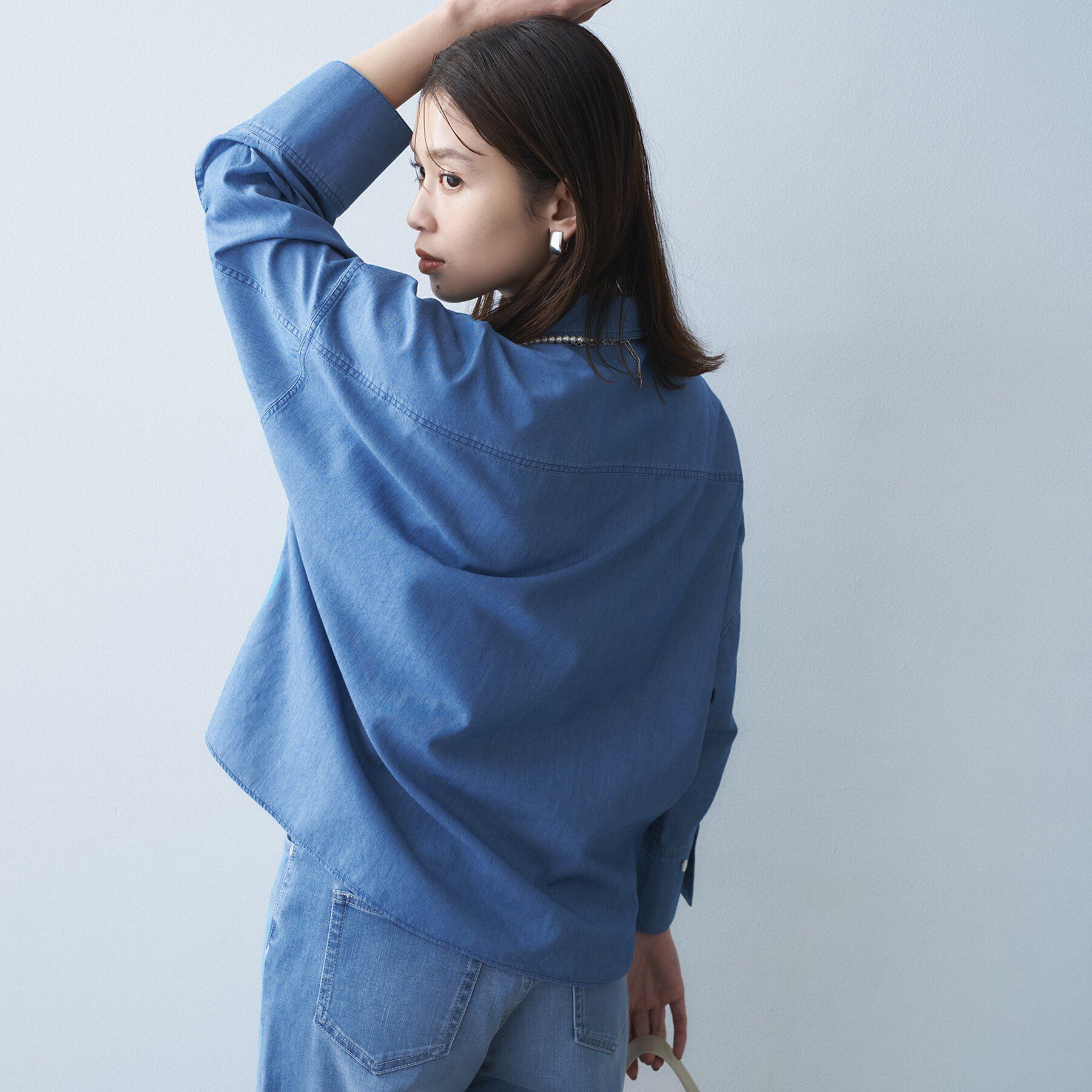 UNTITLED「エアリーデニムシャツ」|シャツ・ブラウス|