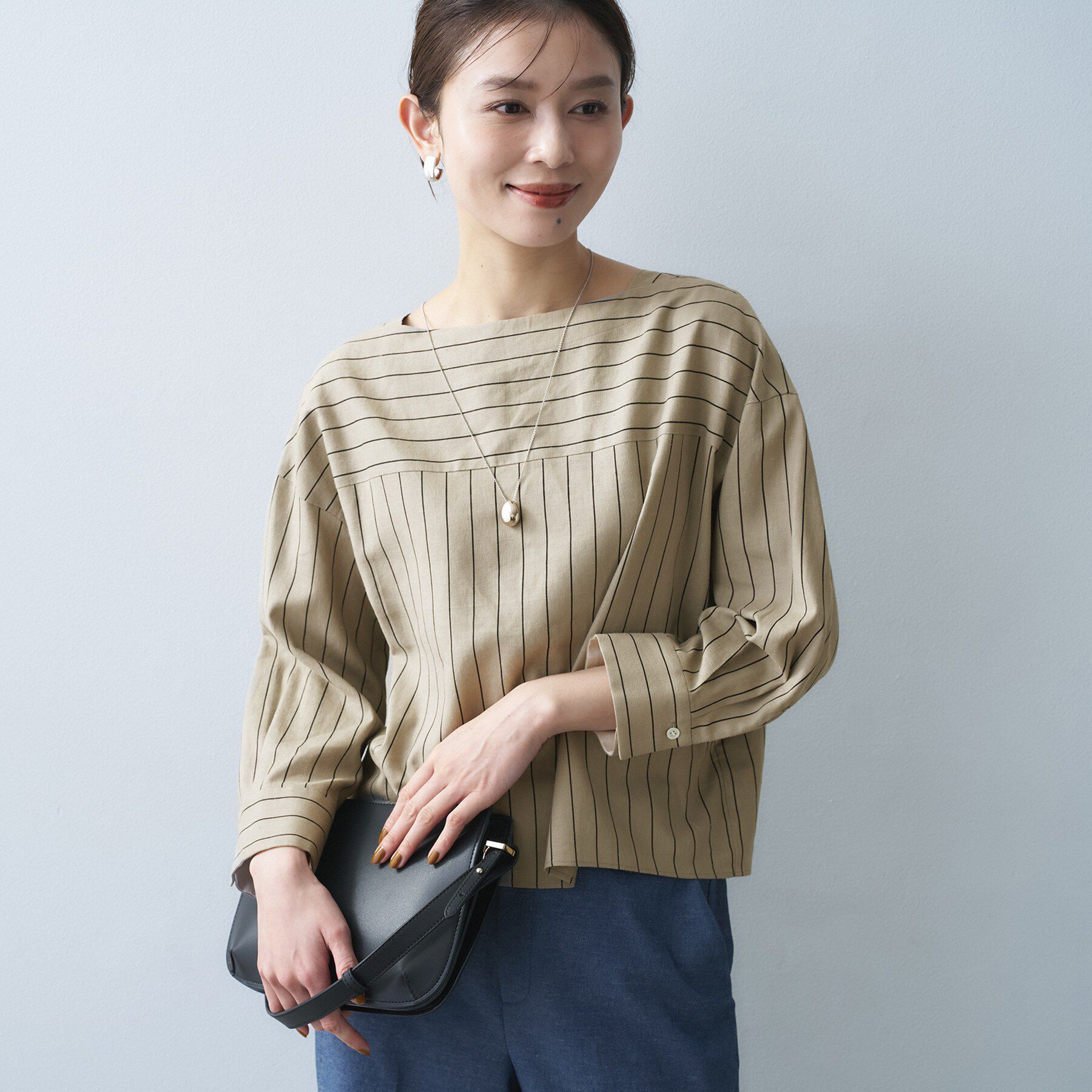 UNTITLED「ボートネックブラウス」|シャツ・ブラウス|