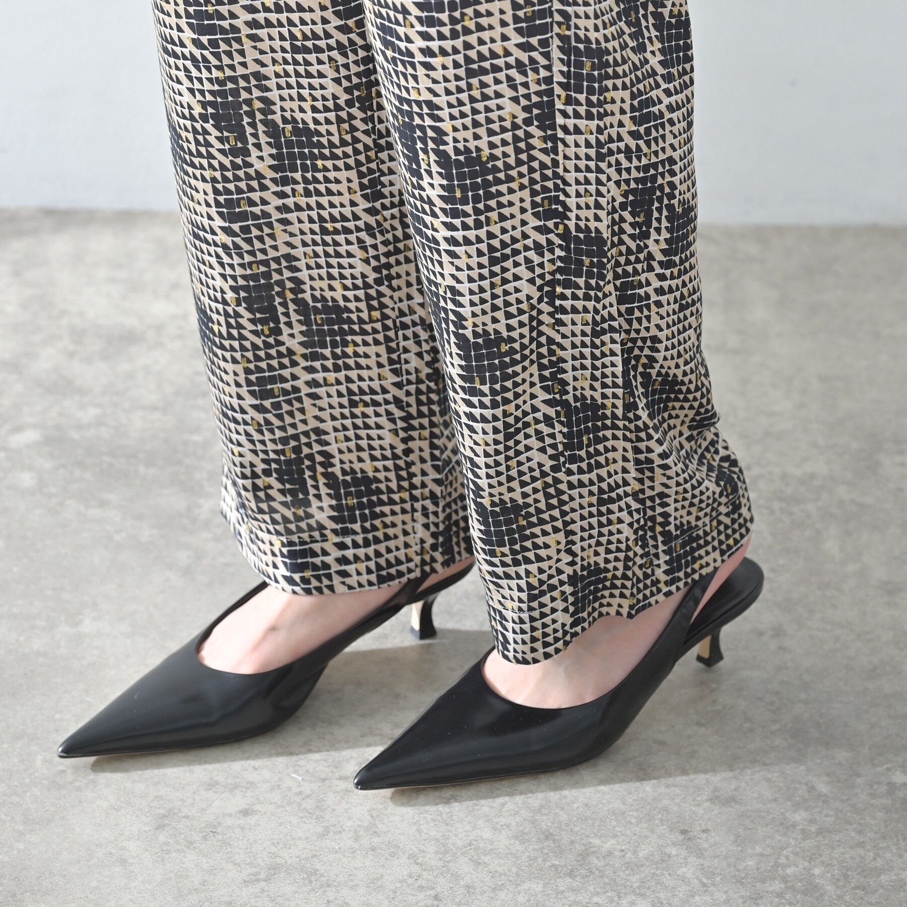 UNTITLED「【Munich】ワイドレッグイージーパンツ／geometric」|その他|