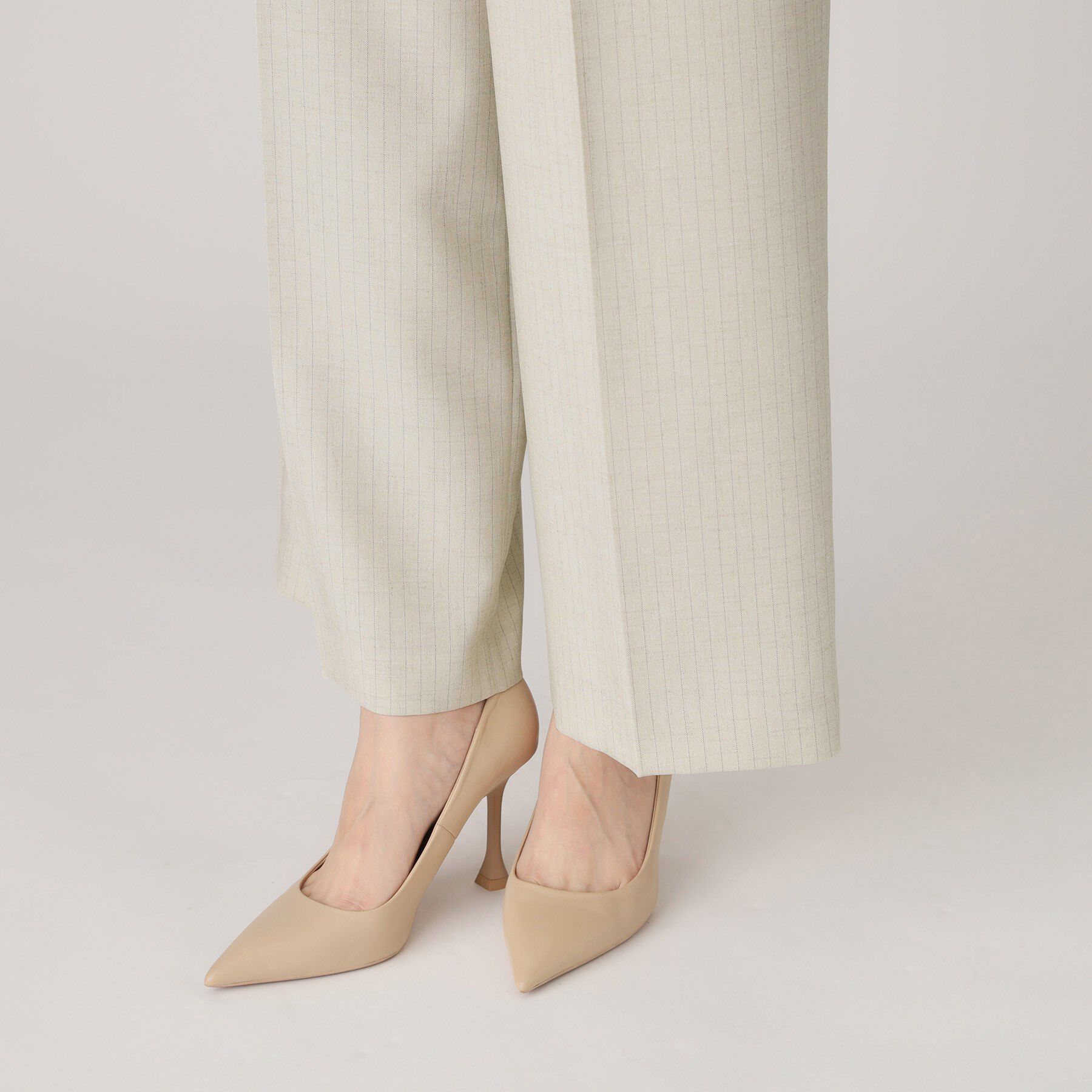 COUP DE CHANCE「【洗える／ウエスト後ろゴム】ストライプ柄ワイドパンツ」|その他|