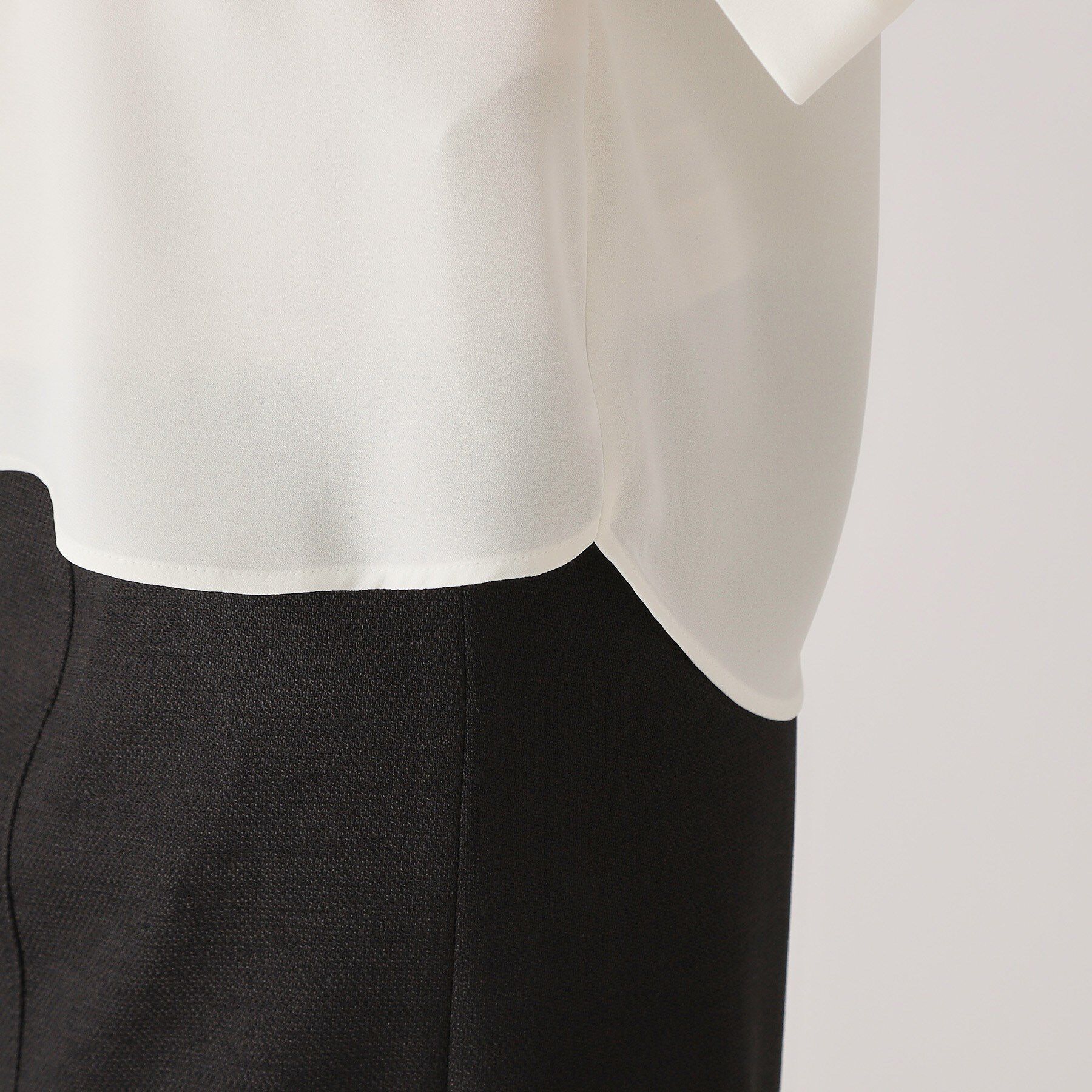 COUP DE CHANCE「【洗える／刺しゅうディテール】袖デザインブラウス」|シャツ・ブラウス|