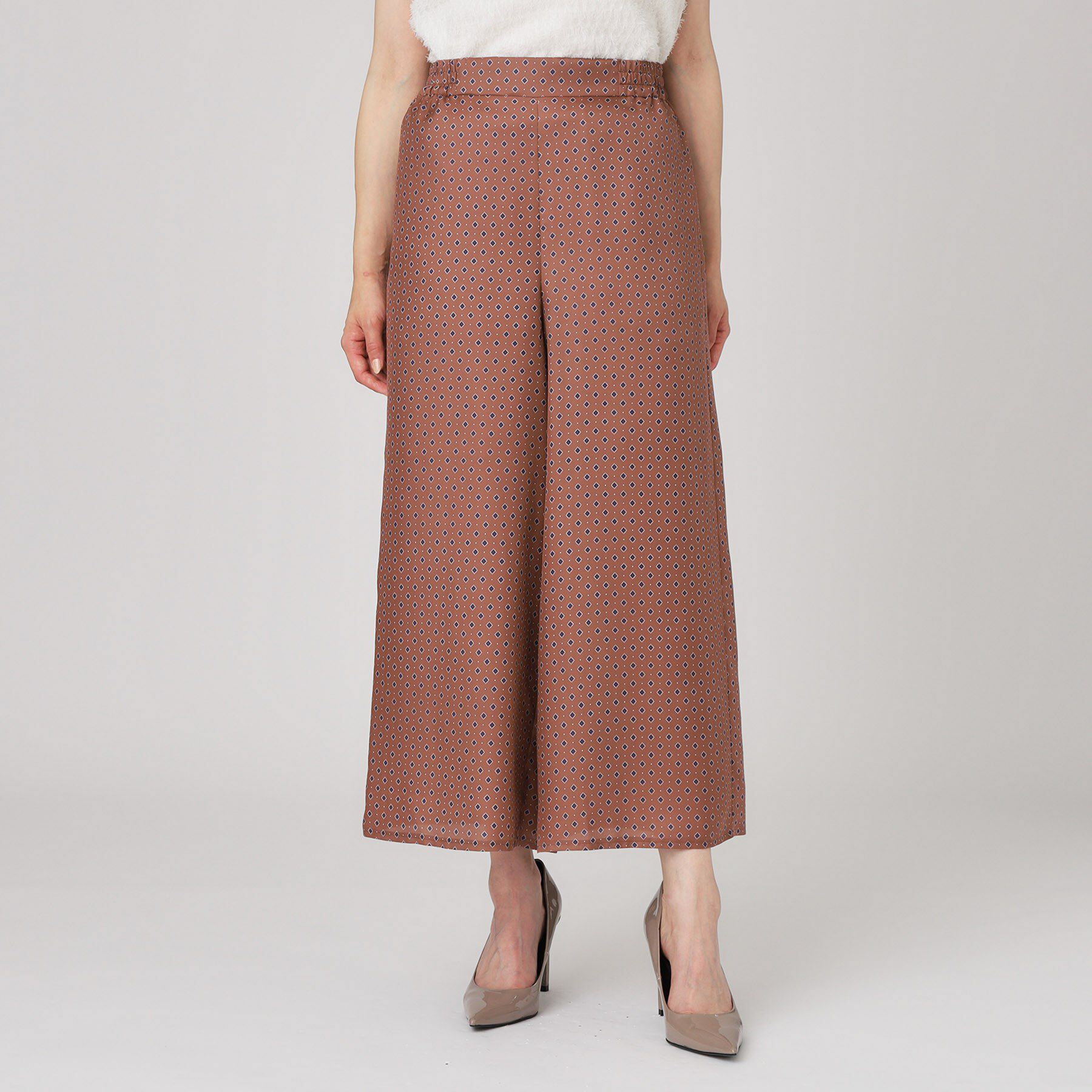 COUP DE CHANCE「【手洗い可／日本製】小紋柄ワイドパンツ」|その他|