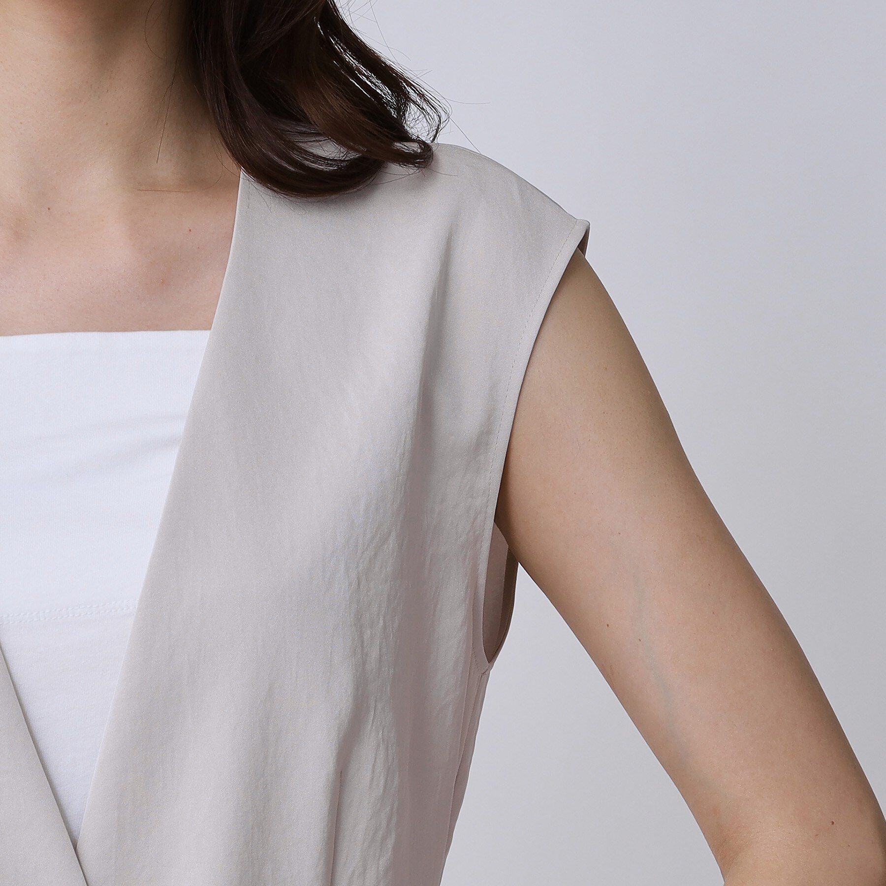 COUP DE CHANCE「【手洗い可／日本製】カラーレスジレ」|ベスト・ジレ|