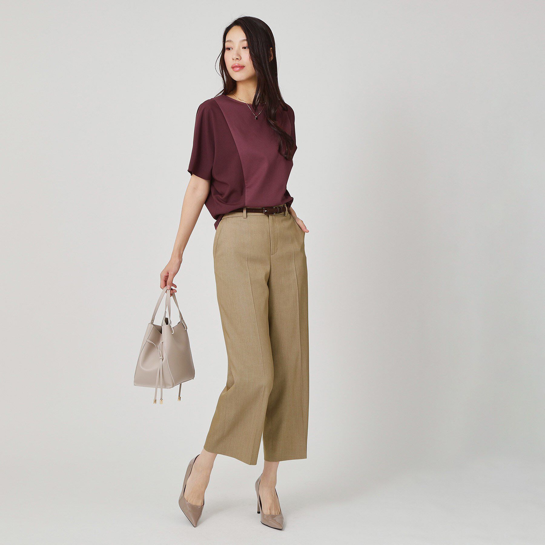 COUP DE CHANCE「【手洗い可／日本製】ドルマンジャージトップス」|Tシャツ・カットソー|