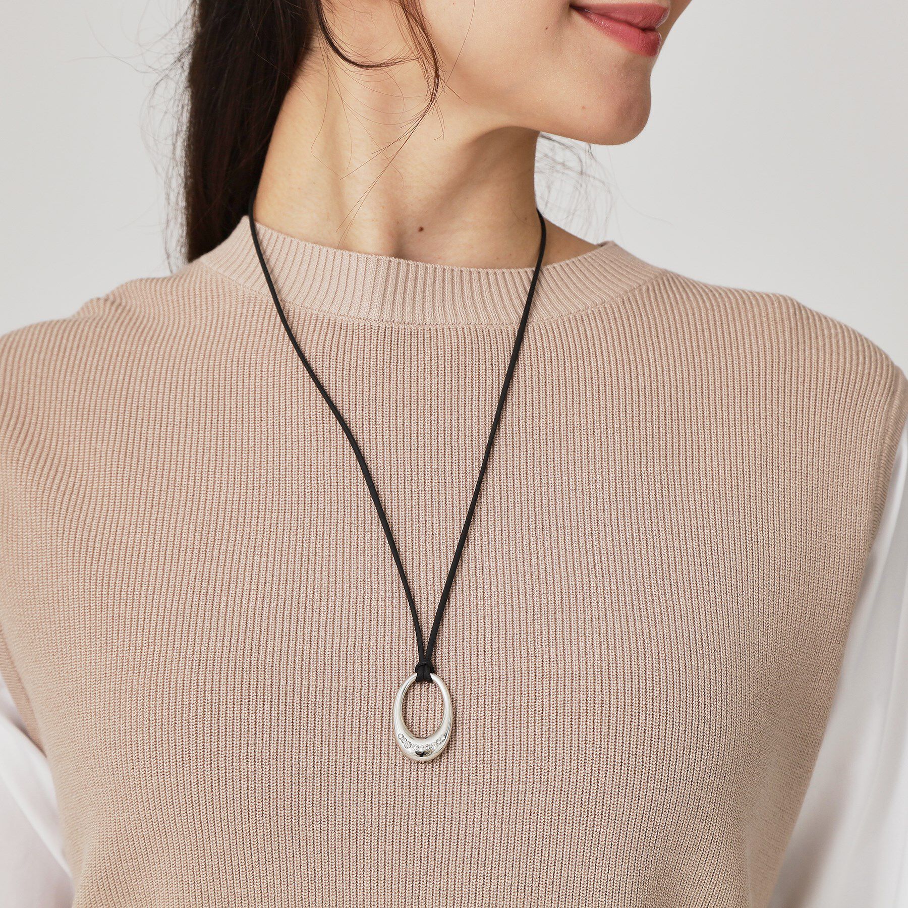 COUP DE CHANCE「オーバルストーン」|ネックレス|