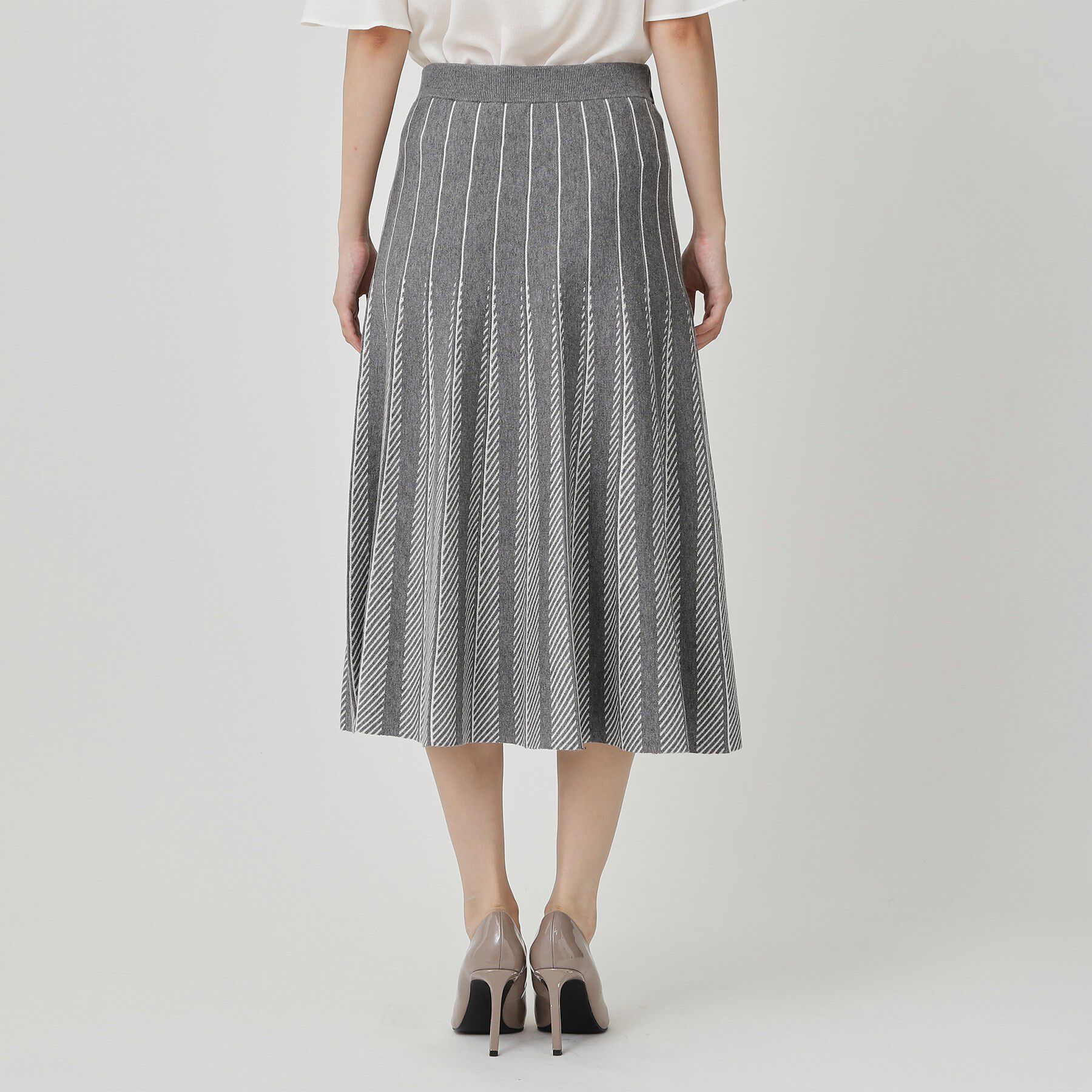 COUP DE CHANCE「【手洗い可】ニットプリーツフレアスカート」|スカート|