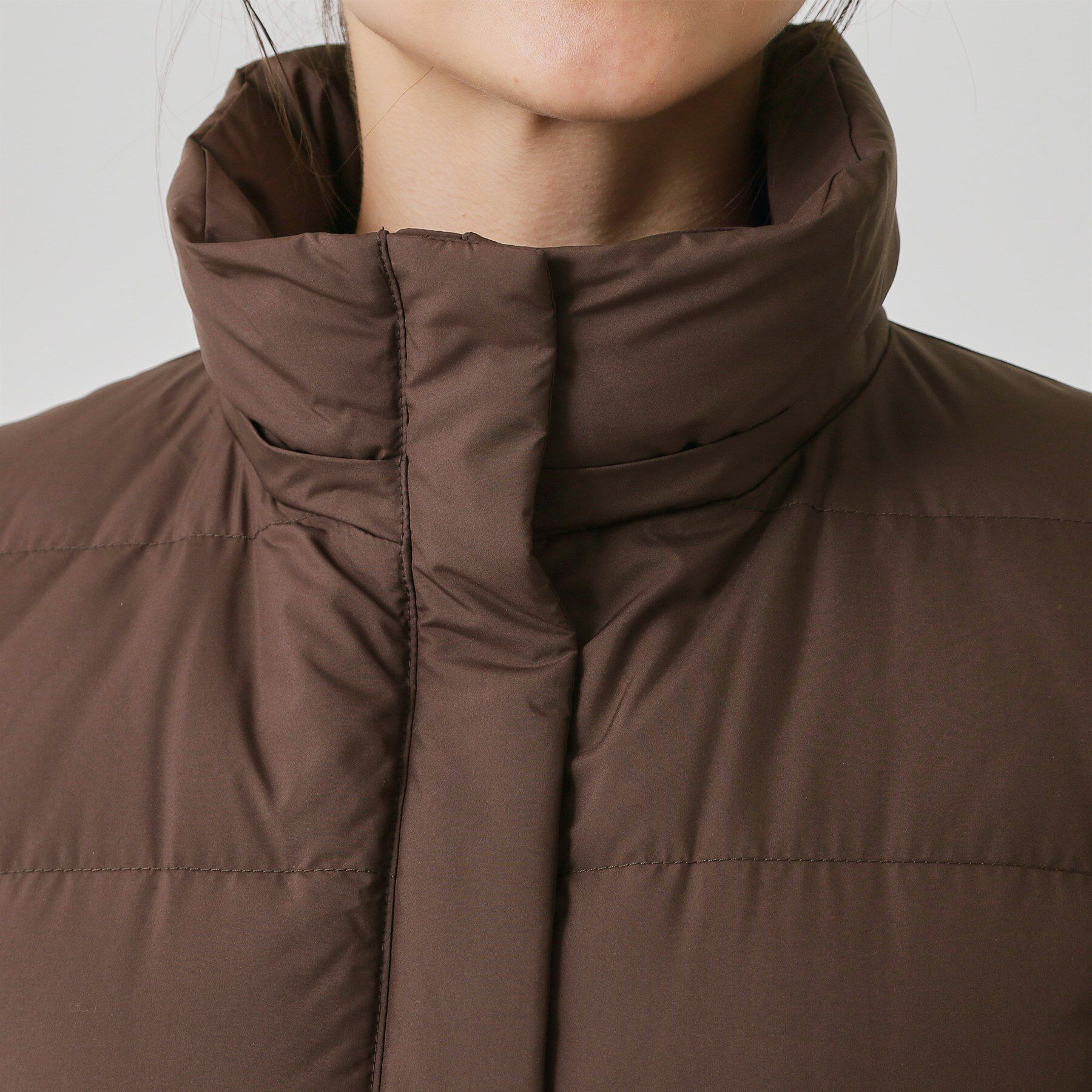 COUP DE CHANCE「【フランス産ホワイトダックダウン／FP800保温性◎／抗菌防臭／手洗い可】ミドル丈ダウンコート」|ダウン|