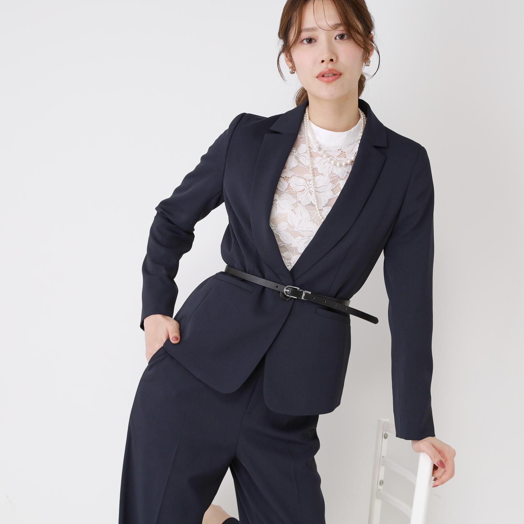 COUP DE CHANCE「【手洗い可／日本製／伸縮性／スーツ可】テーラードジャケット」|テーラードジャケット|