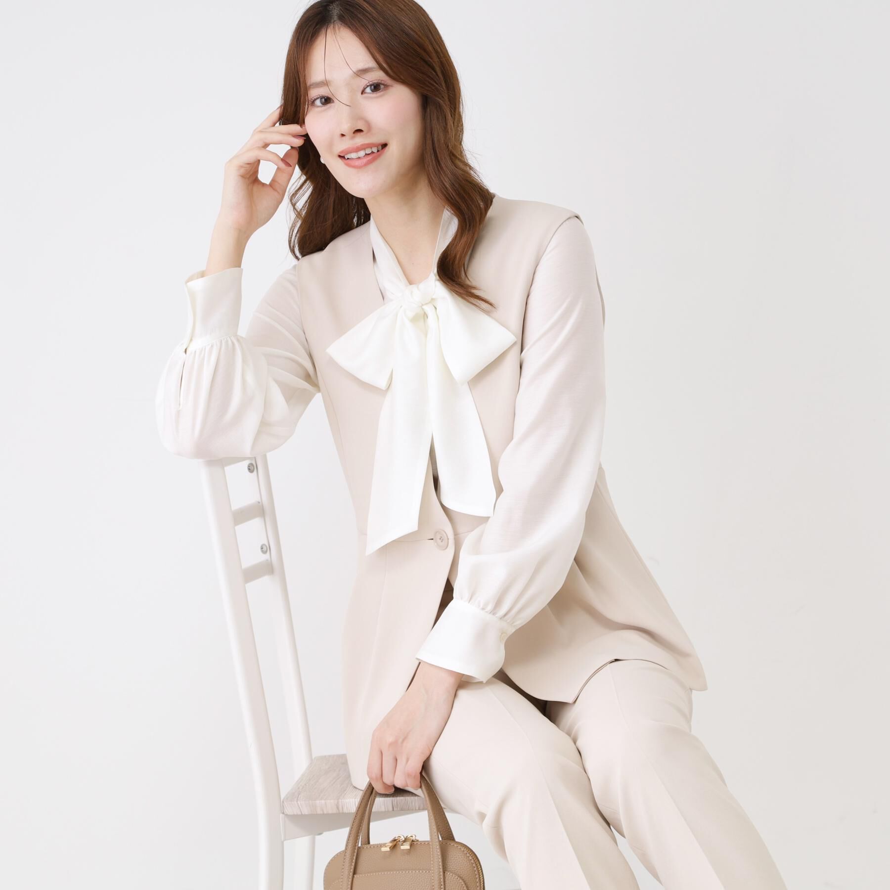 COUP DE CHANCE「【手洗い可／日本製／スーツ可】センタープレステーパードパンツ」|その他|