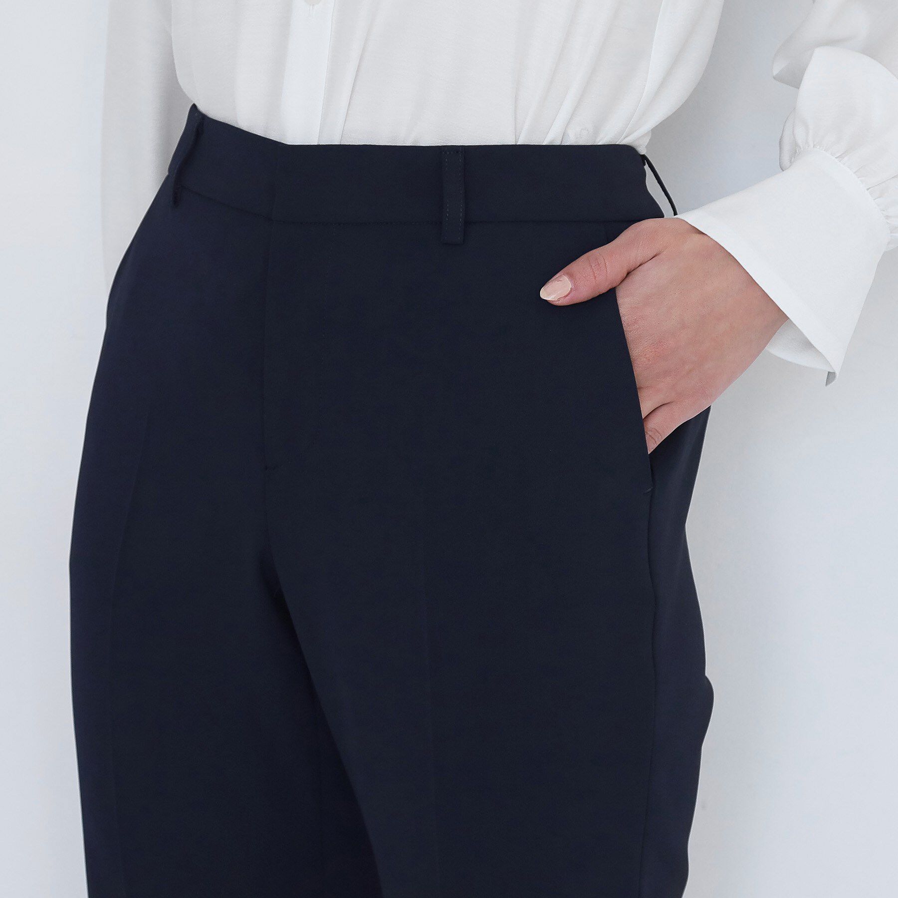 COUP DE CHANCE「【手洗い可／日本製／スーツ可】センタープレステーパードパンツ」|その他|