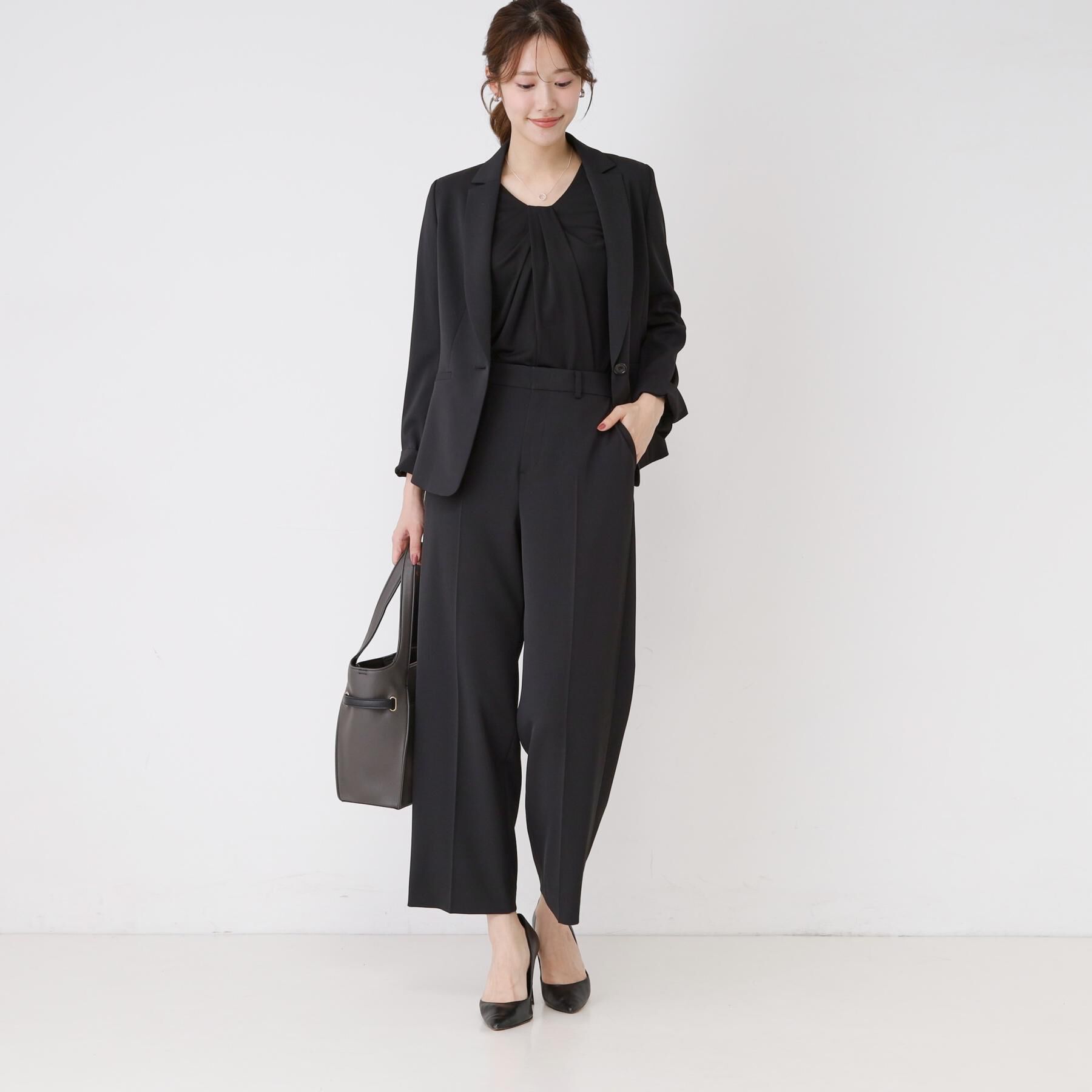 COUP DE CHANCE「【手洗い可／日本製／スーツ可】センタープレスストレートワイドパンツ」|その他|