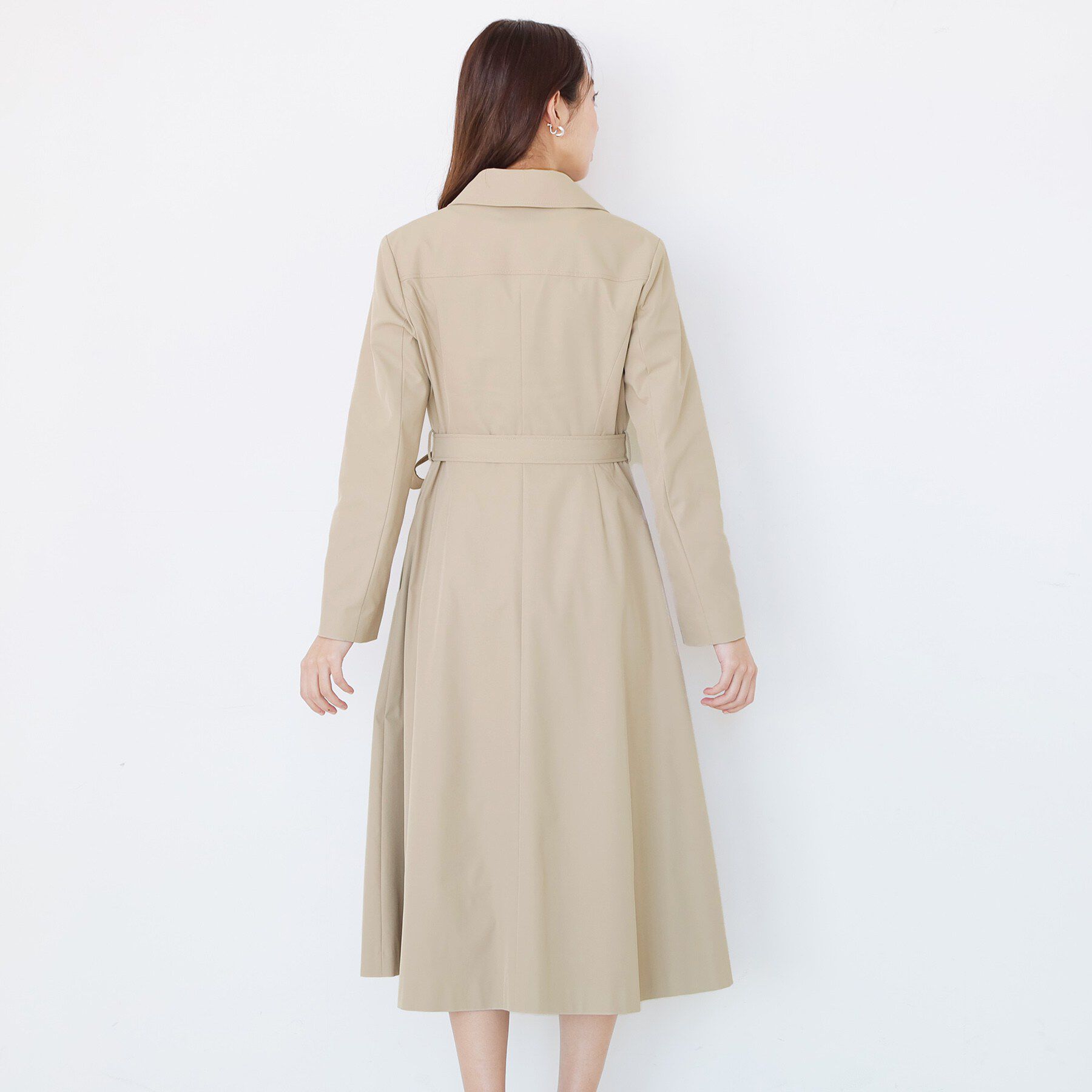 COUP DE CHANCE「【きれいめ羽織り】Aラインドレスコート」|トレンチコート|