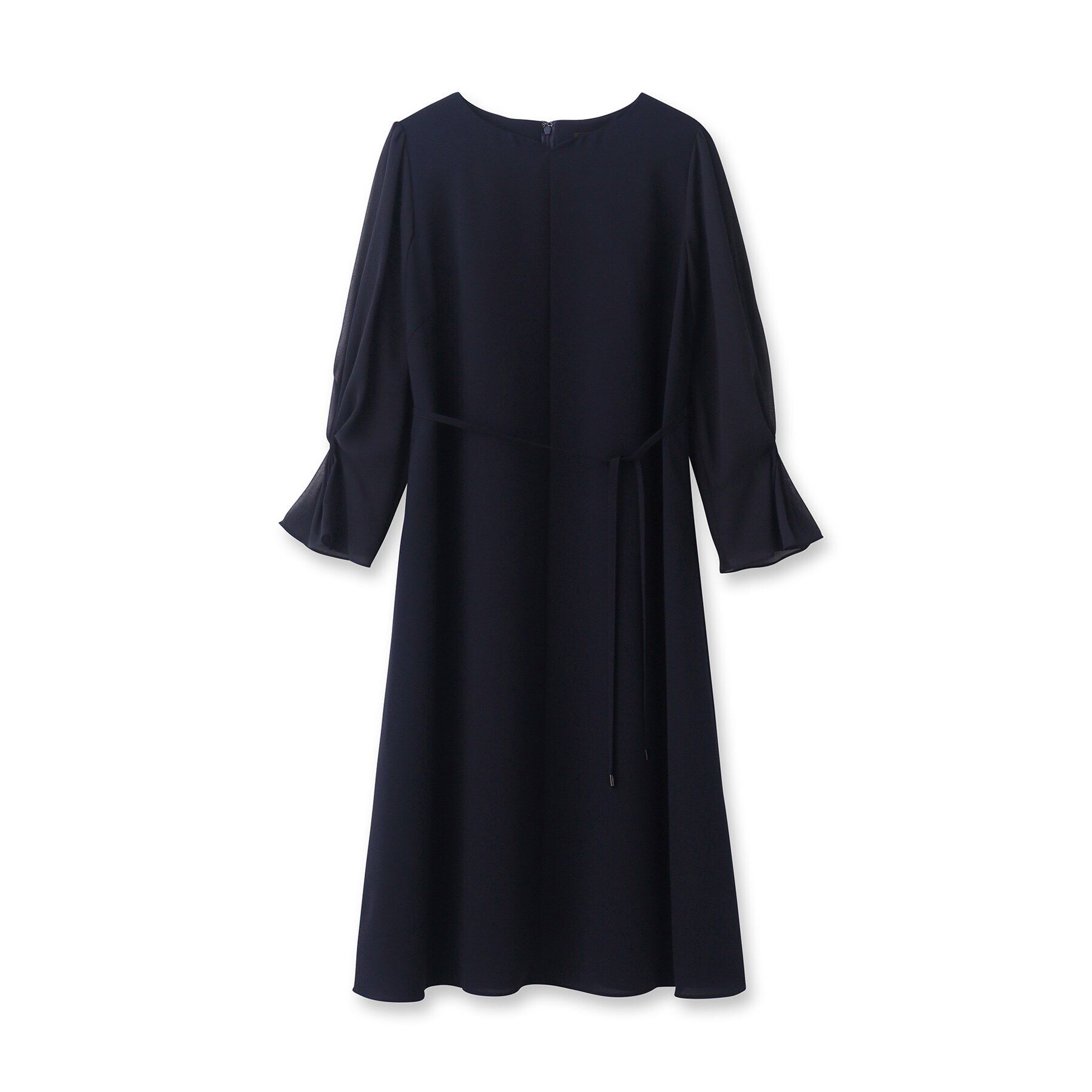 Reflect「【夏SALE／フォーマル/洗える】スリーブデザインジョーゼットワンピース」|ワンピース|