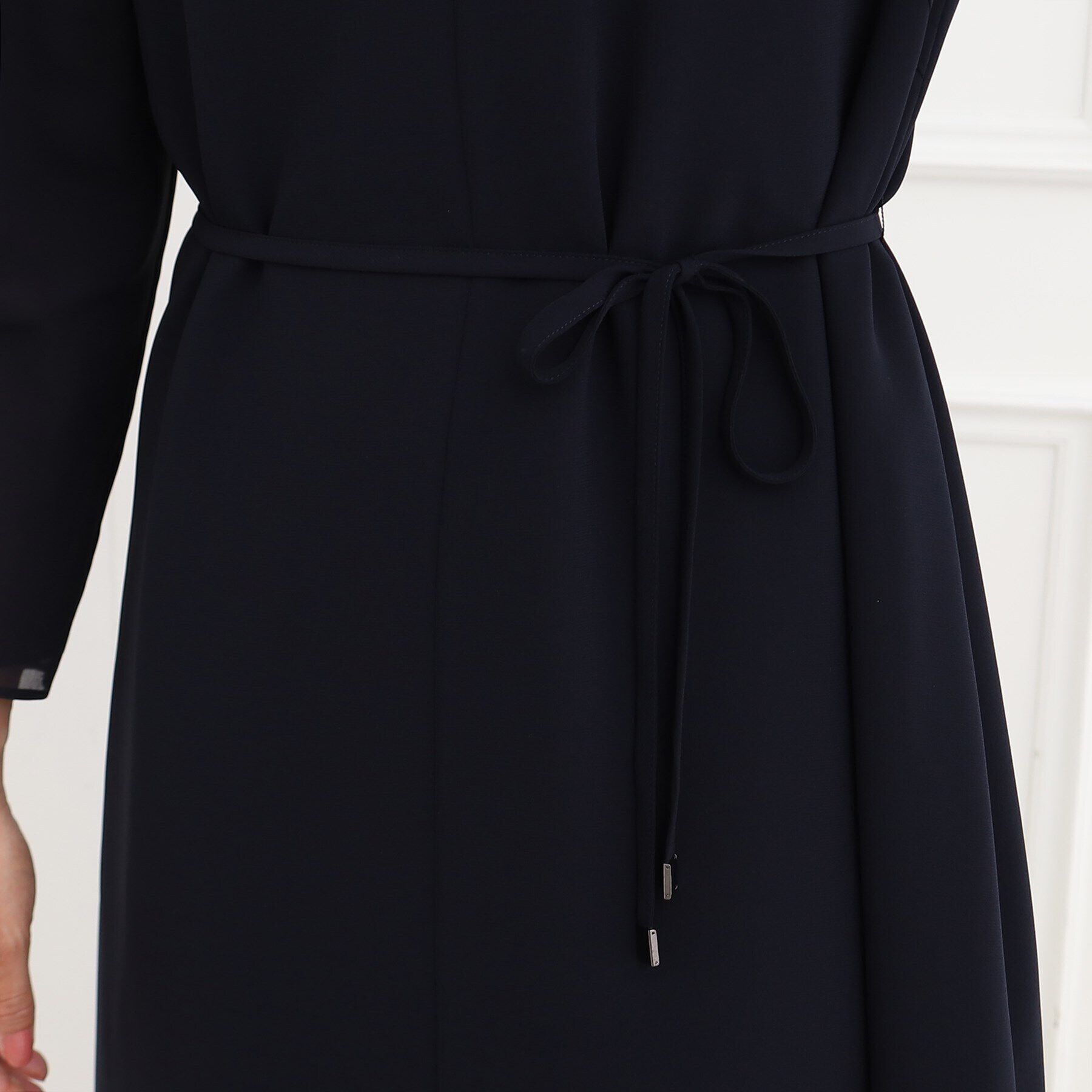 Reflect「【夏SALE／フォーマル/洗える】スリーブデザインジョーゼットワンピース」|ワンピース|