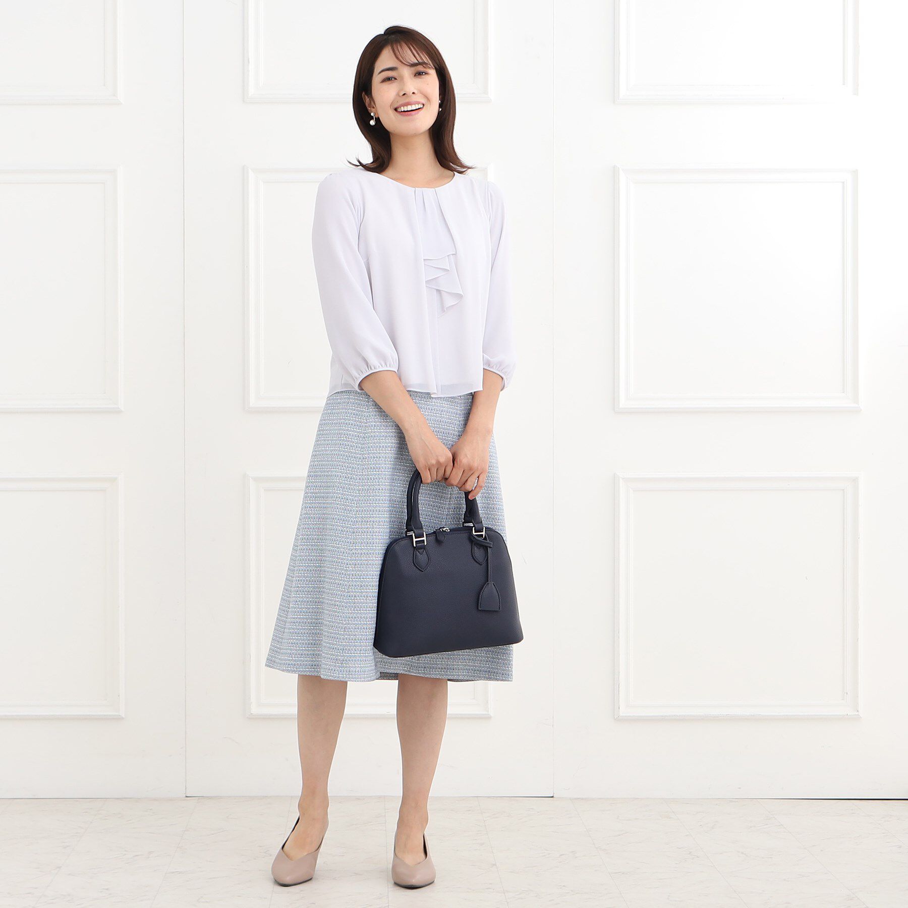 Reflect「【フォーマル/セットアップ可】ツイードスカート」|スカート|