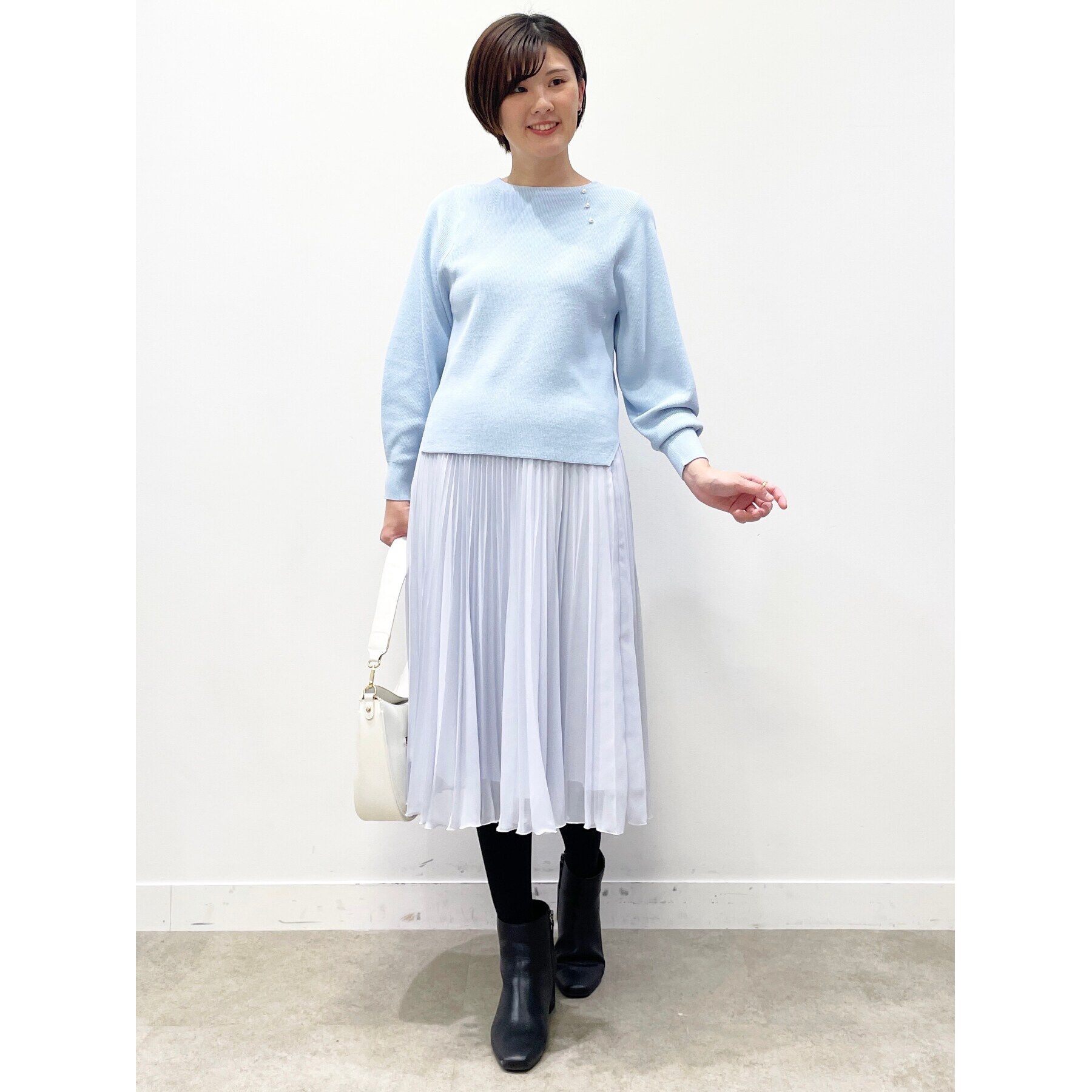 Reflect「【フォーマル/洗える】シフォンジョーゼットプリーツスカート」|スカート|