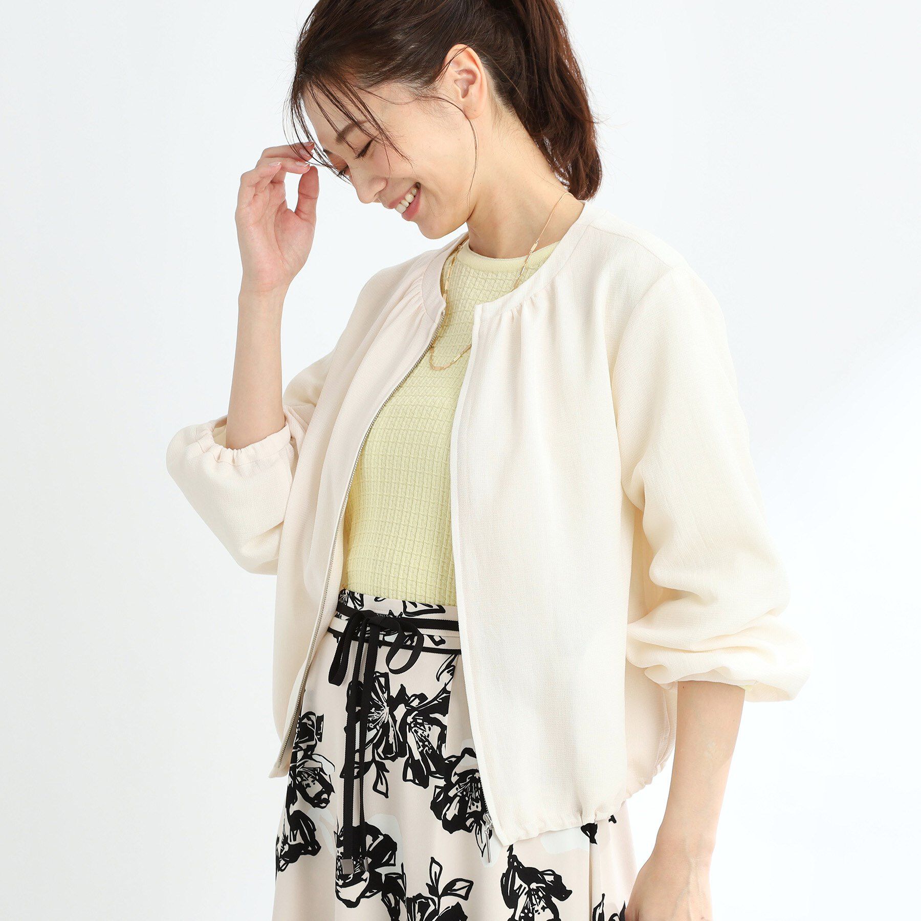 Reflect「【夏SALE／手洗い可】ジップアップメッシュブルゾン」|ブルゾン・スタジャン|