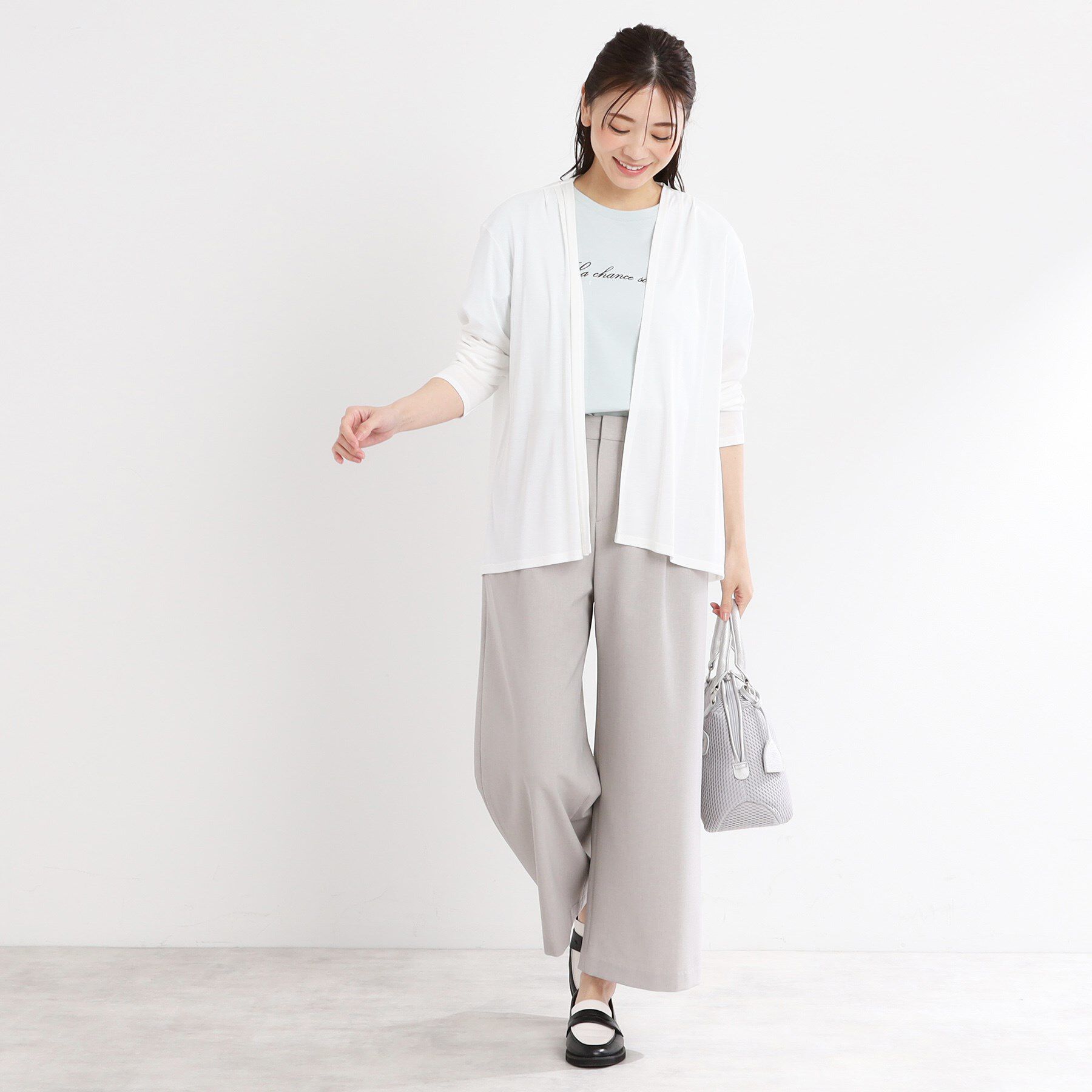 Reflect「【洗える】ジャージカーディガン」|カーディガン|