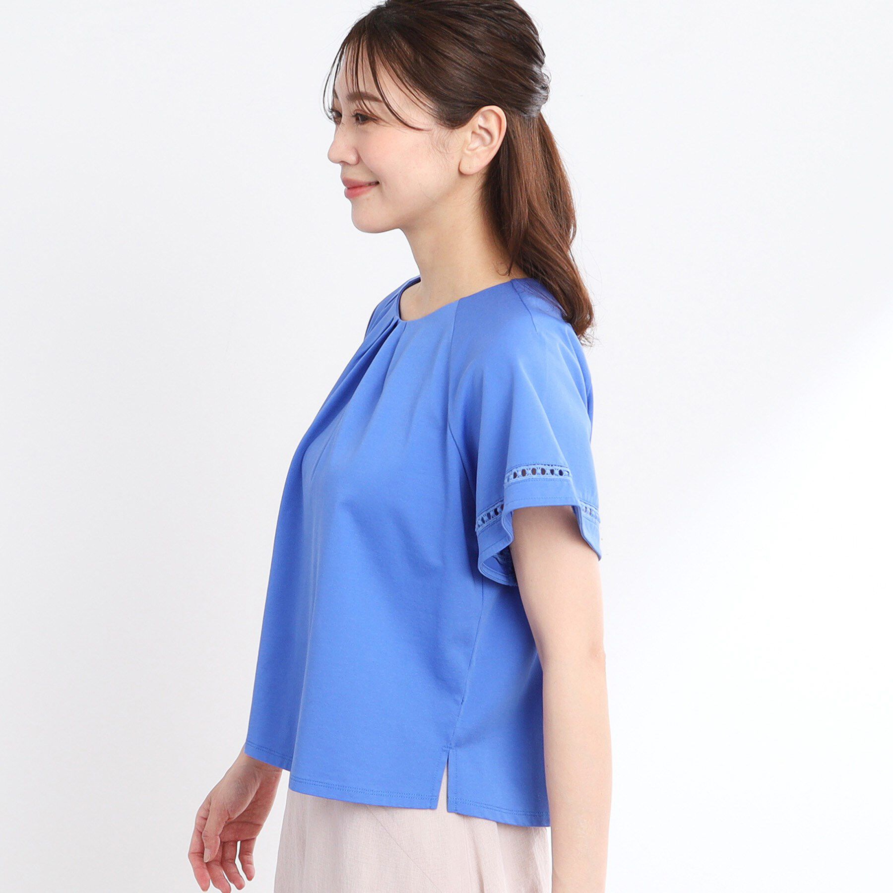 Reflect「【手洗い可】フレアースリーブカットソー」|Tシャツ・カットソー|