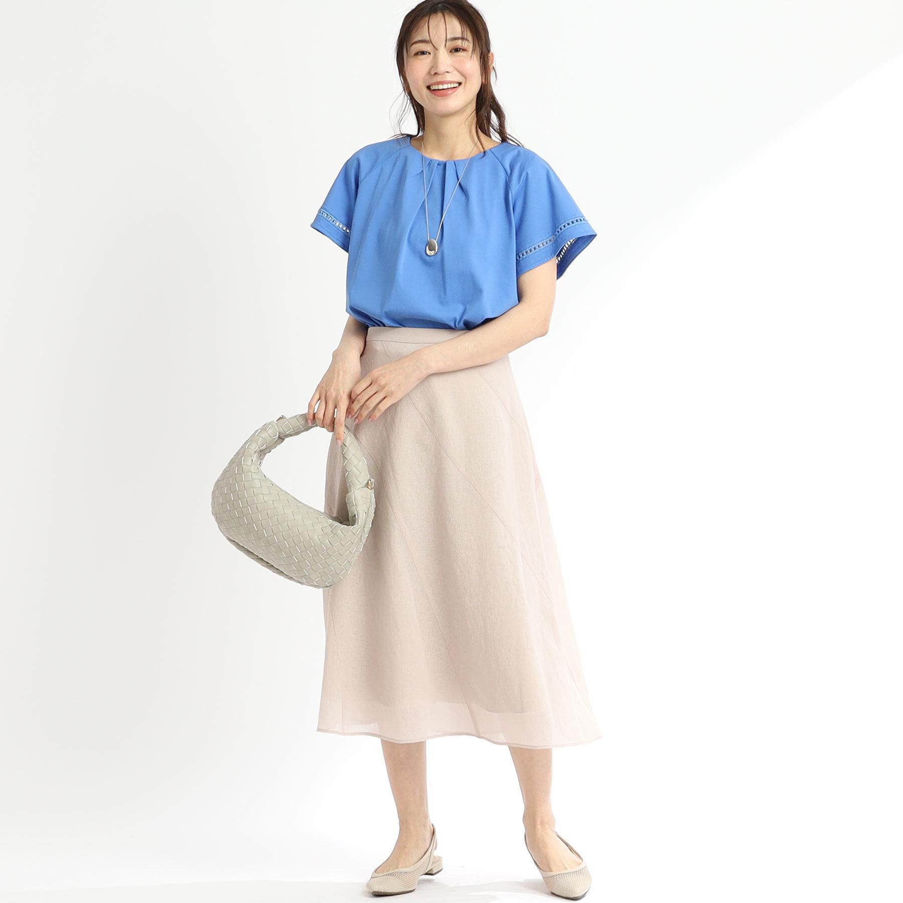 Reflect「【手洗い可】シアーガーゼフレアスカート」|スカート|