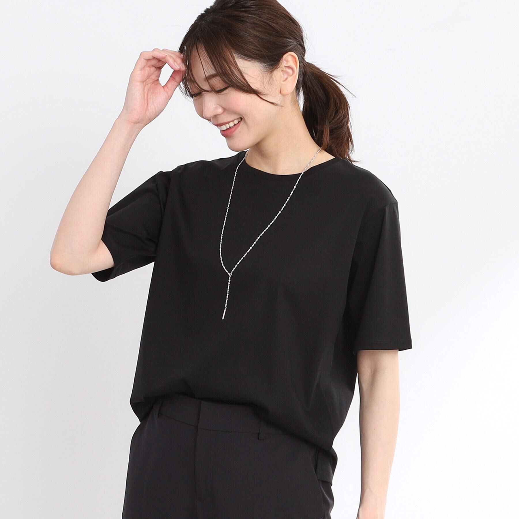 Reflect「【夏SALE／UVカット／接触冷感／マシンウォッシュ可能】ベーシックジャージTシャツ」|Tシャツ・カットソー|