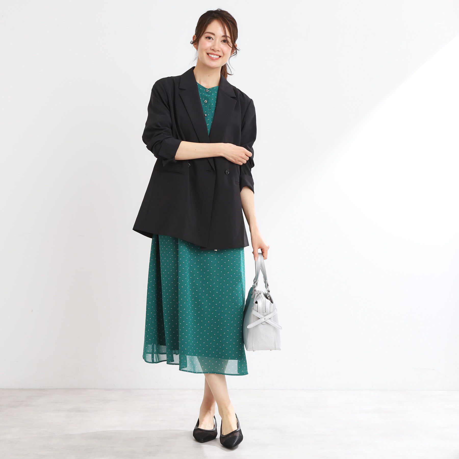 Reflect「【マシンウォッシュ可／セットアップ可／通勤におすすめ】ドライタッチダブルジャケット」|テーラードジャケット|