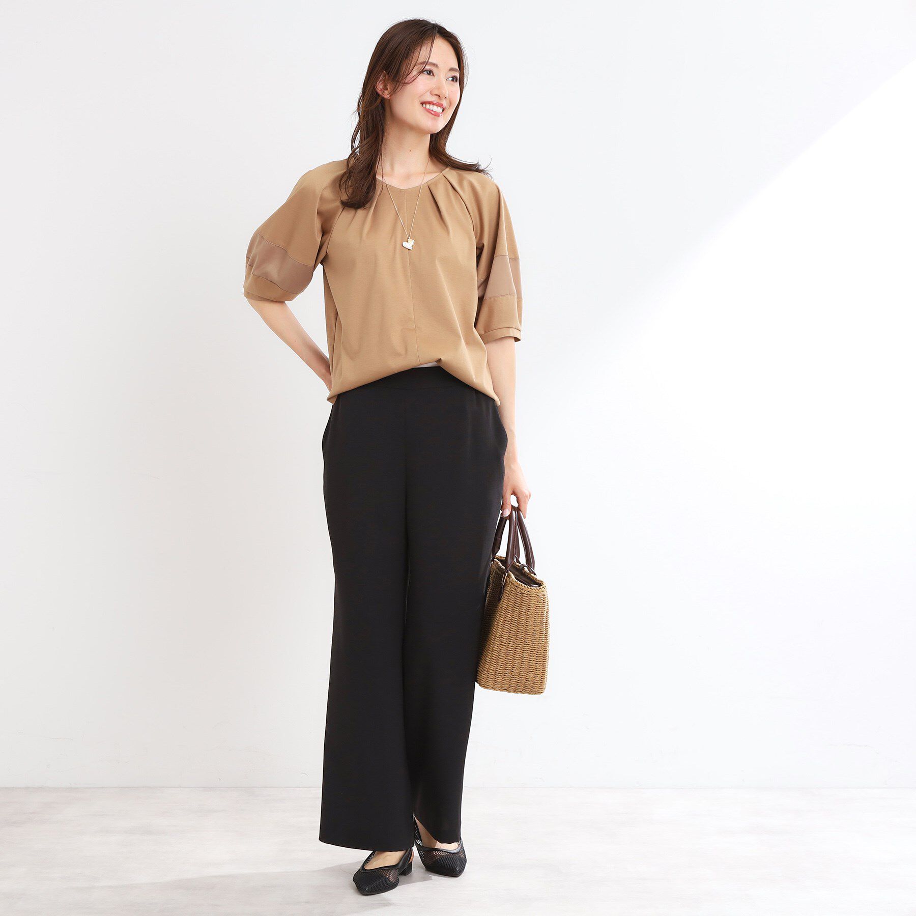 Reflect「【私のパンツ／UVカット／マシンウォッシュ可】フレアシルエットパンツ」|その他|