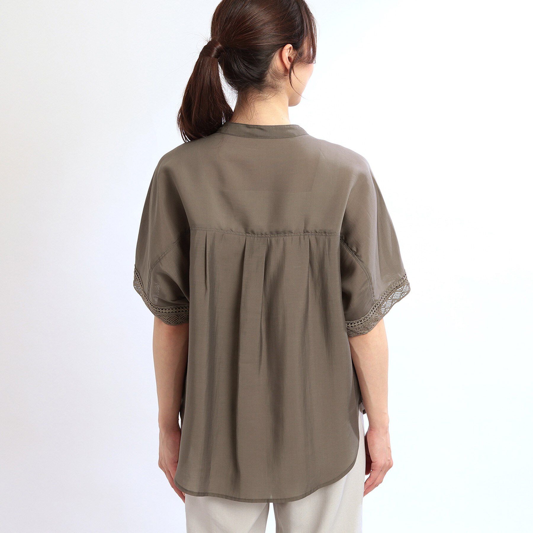 Reflect「【夏SALE／E‐QUALITY／手洗い可】オフボディドルマンブラウス」|シャツ・ブラウス|