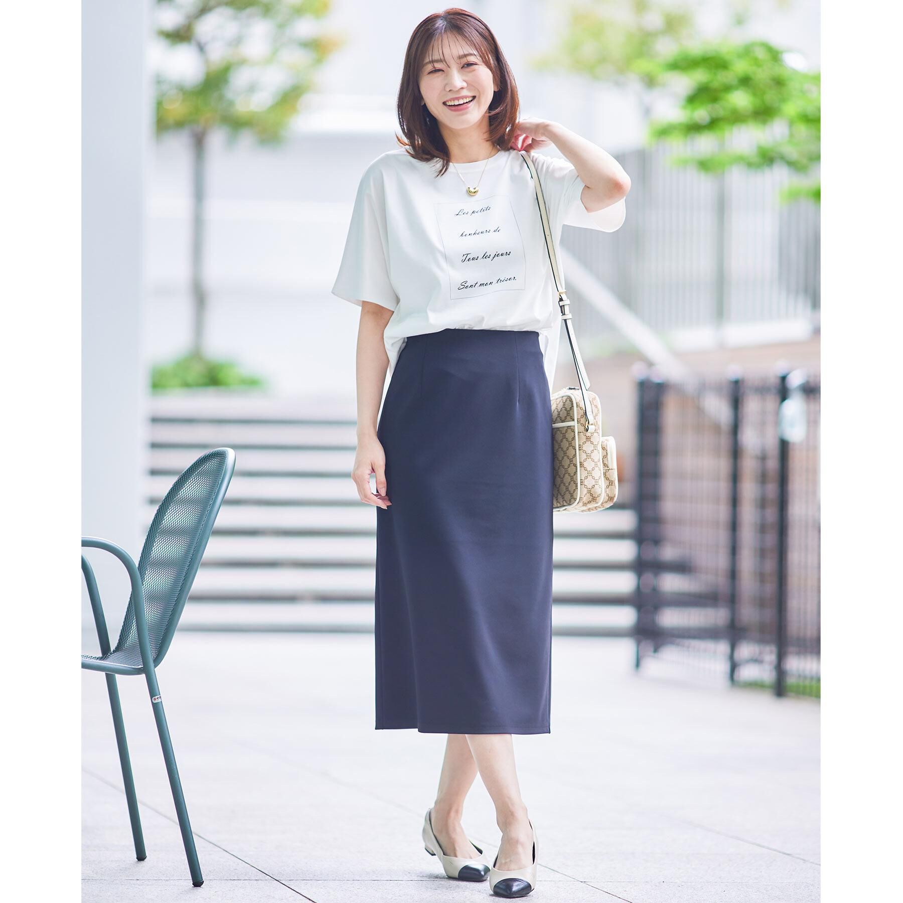 Reflect「【UVカット／接触冷感／マシンウォッシュ可】ドルマンスリーブロゴTシャツ」|Tシャツ・カットソー|